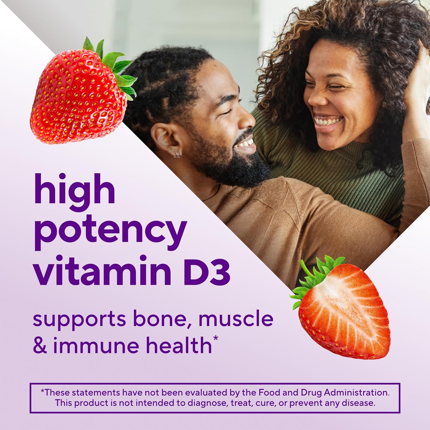 Vitafusion Vitamin D3 Gummies | 75 mcg | 120 Adult Gummy Vitamins