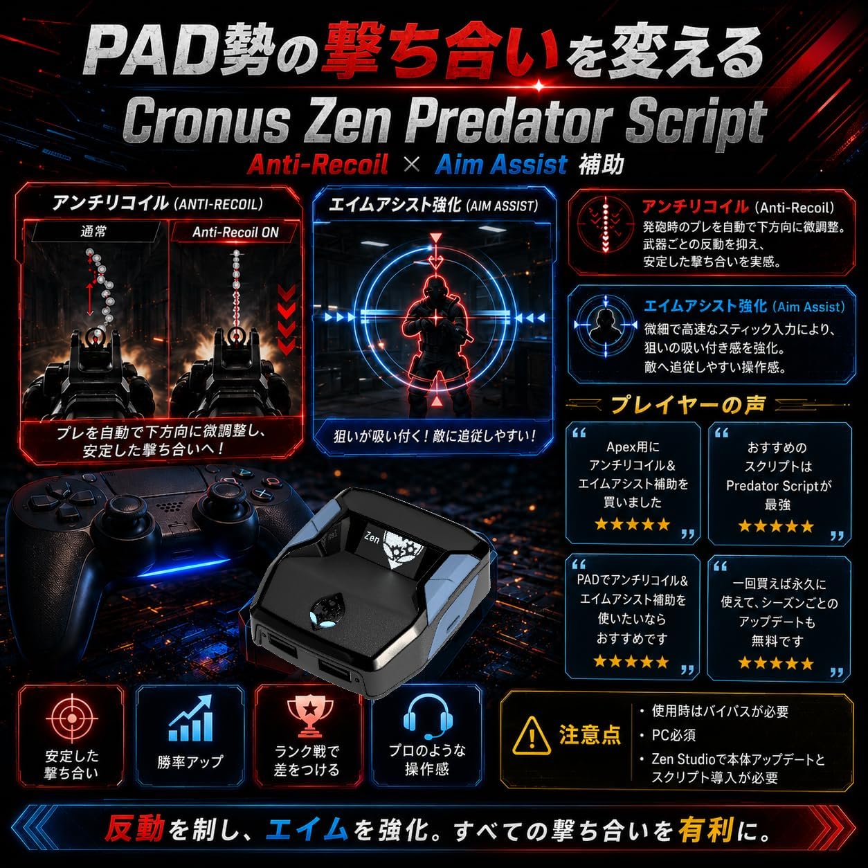 CronusZen for Nintendo, PlayStation, Xbox, Switch (Electronic Games)