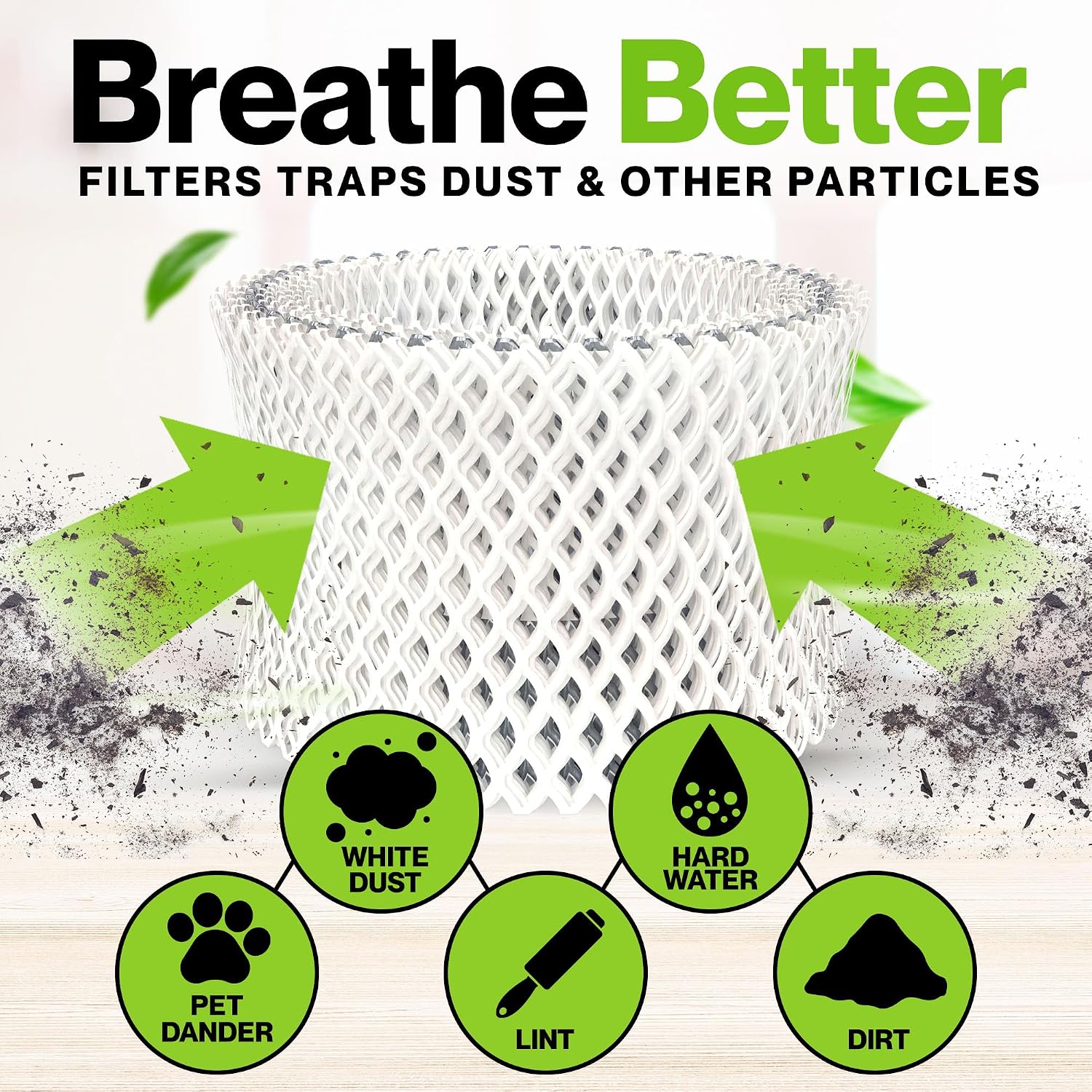 Durabasics [4 Pack] Humidifier Filters Compatible with Vicks Humidifier Filter Replacement - WF2 Humidifier Filter - Compatible with Vicks Starry