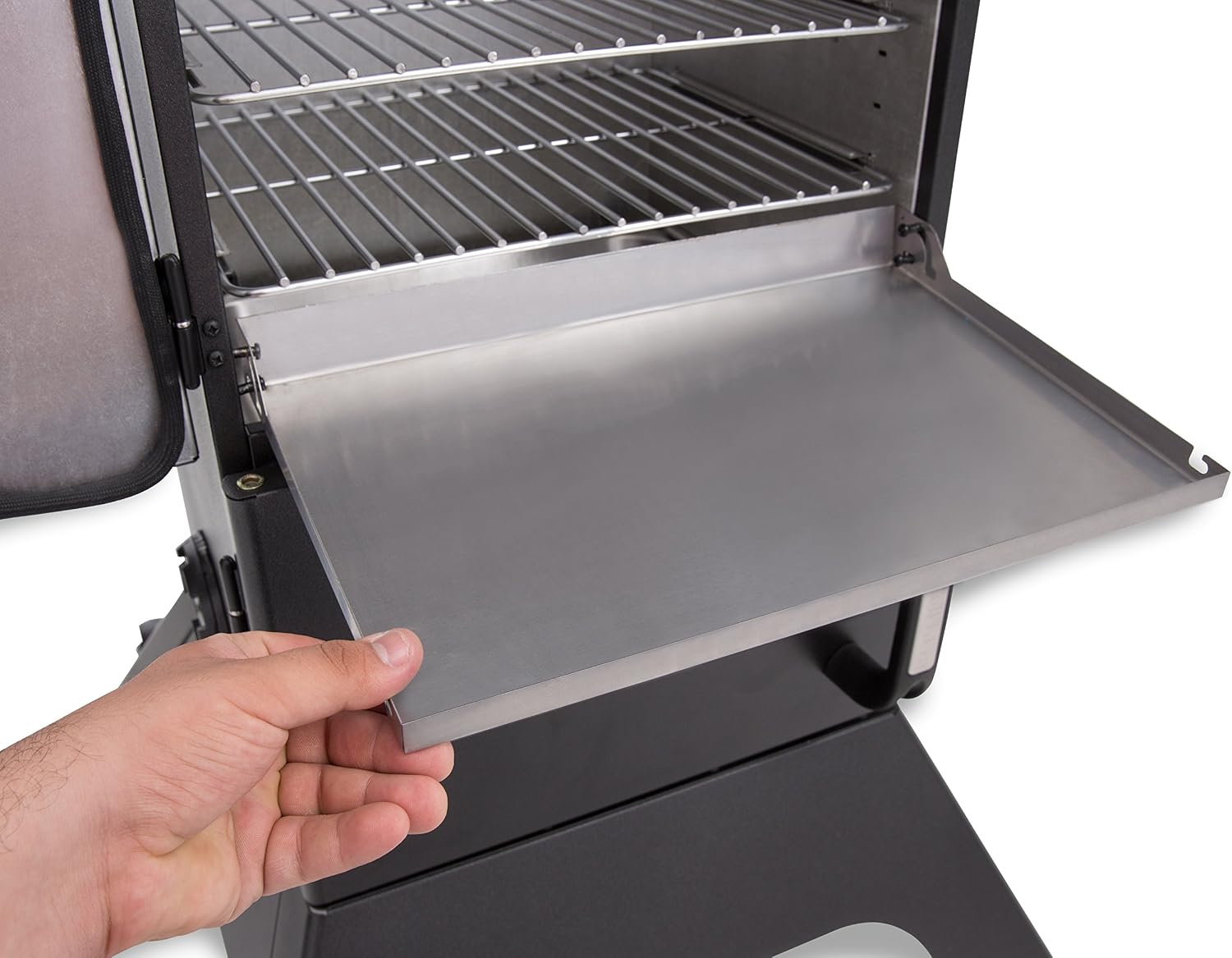 Broil King 923610 Vertical Charcoal Cabinet Smoker, Black