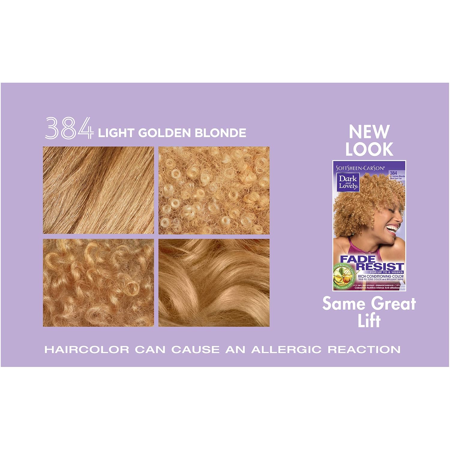 SoftSheen-Carson Dark and Lovely Fade Resist Rich Conditioning Color, Honey Blonde 378