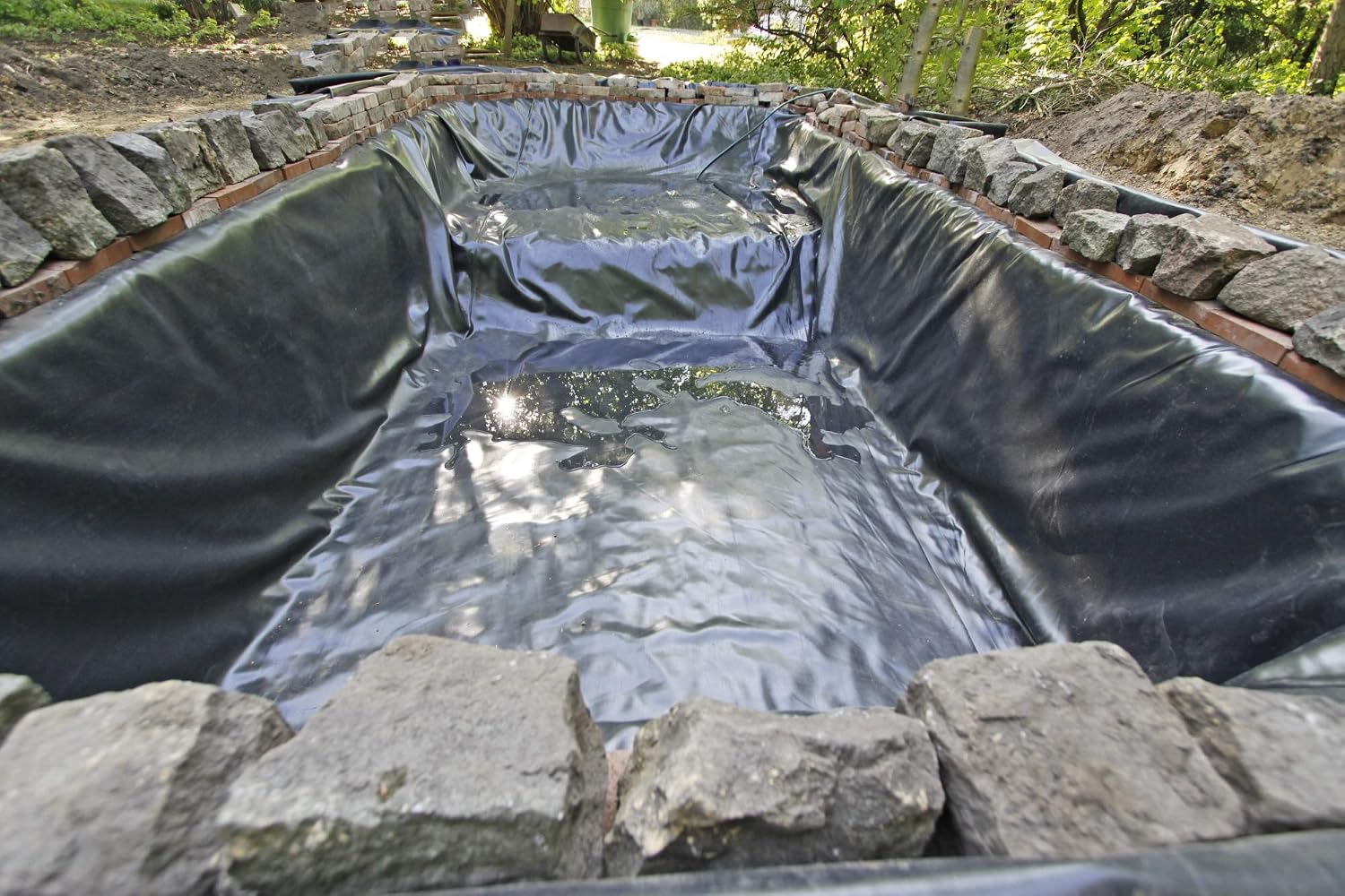 25 ft. x 30 ft. 20-Mil LLDPE Pond Liner | For Ponds, Lakes and Retention Basins