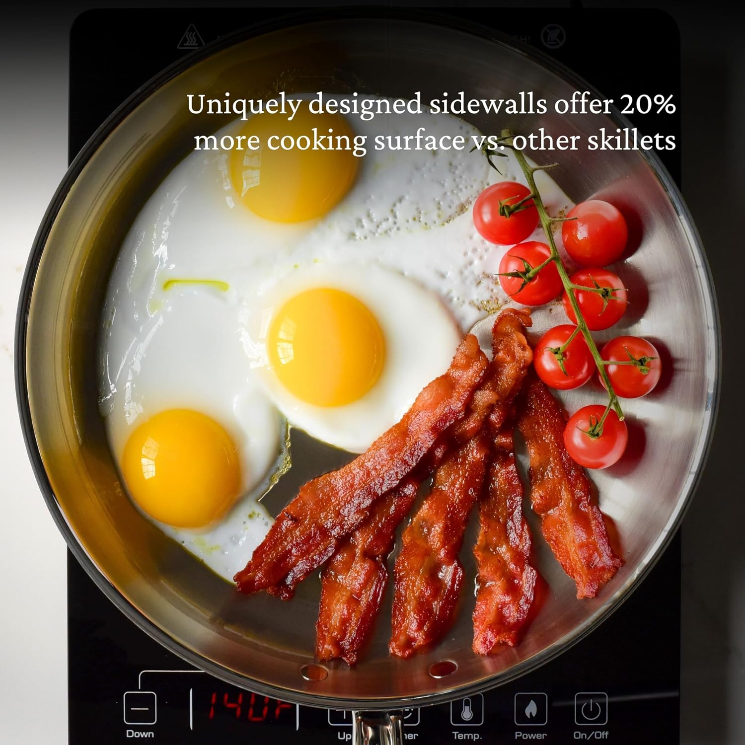 Hestan - CopperBond Collection - 100% Pure Copper Frying Pan, Induction Cooktop Compatible, 8.5-Inch