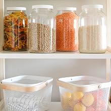food storage glass jar
