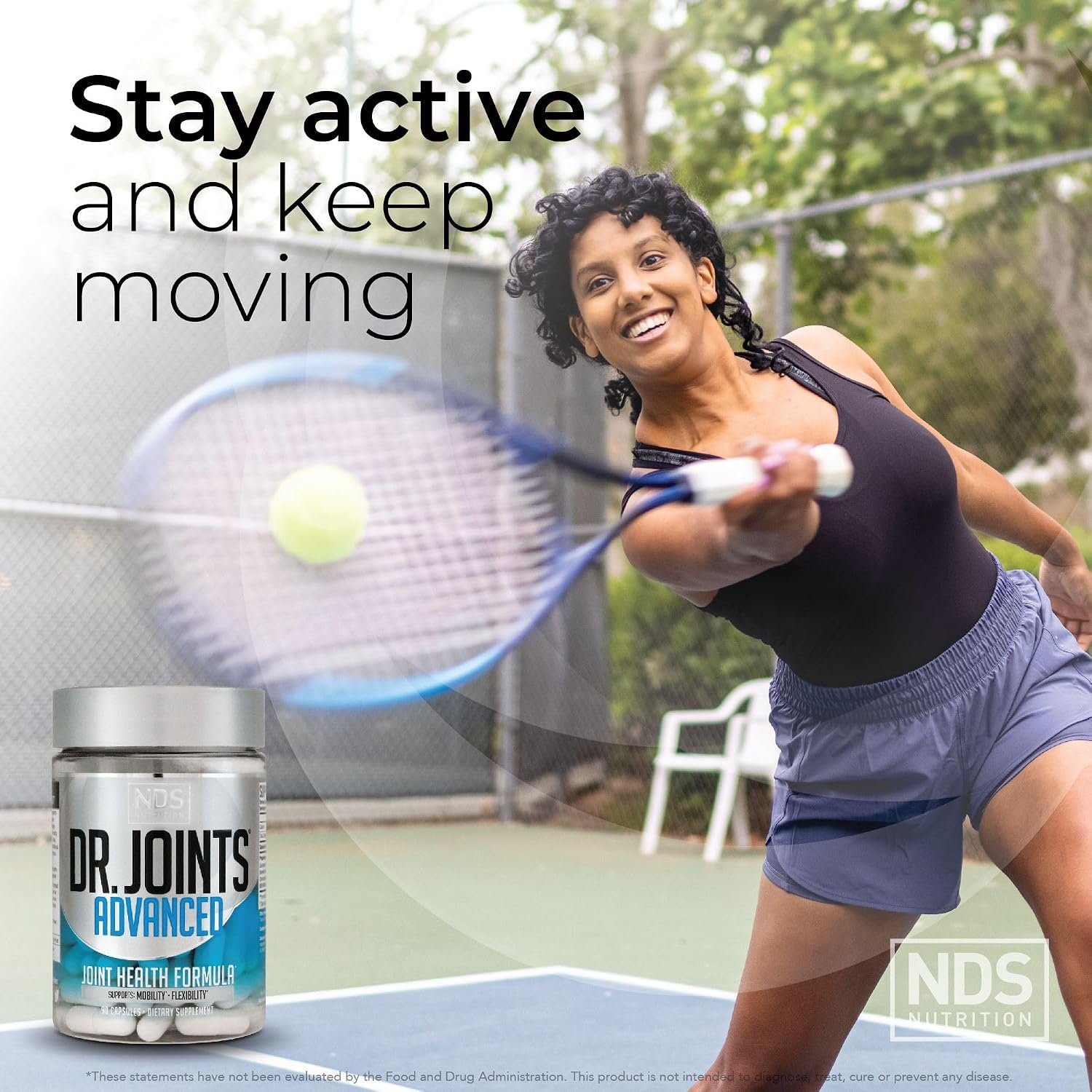 Dr. Joints NDS Nutrition Advanced Joint Health Formula - 90 Capsules | FruiteX-B, Glucosamine Sulfate, Chondroitin