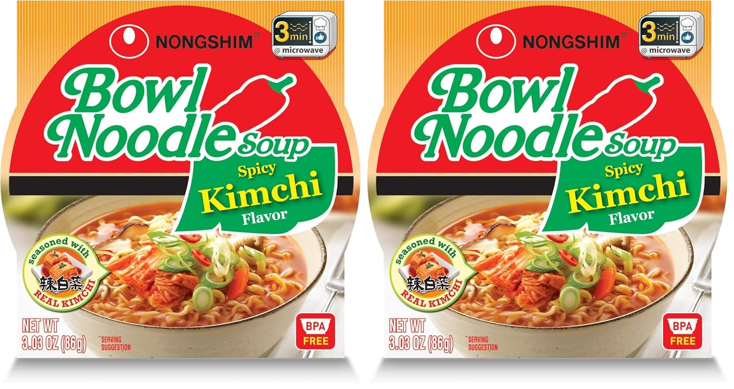 Nongshim HOT & SPICY Noodle Soup, 3.03 Ounce (Pack of 1)
