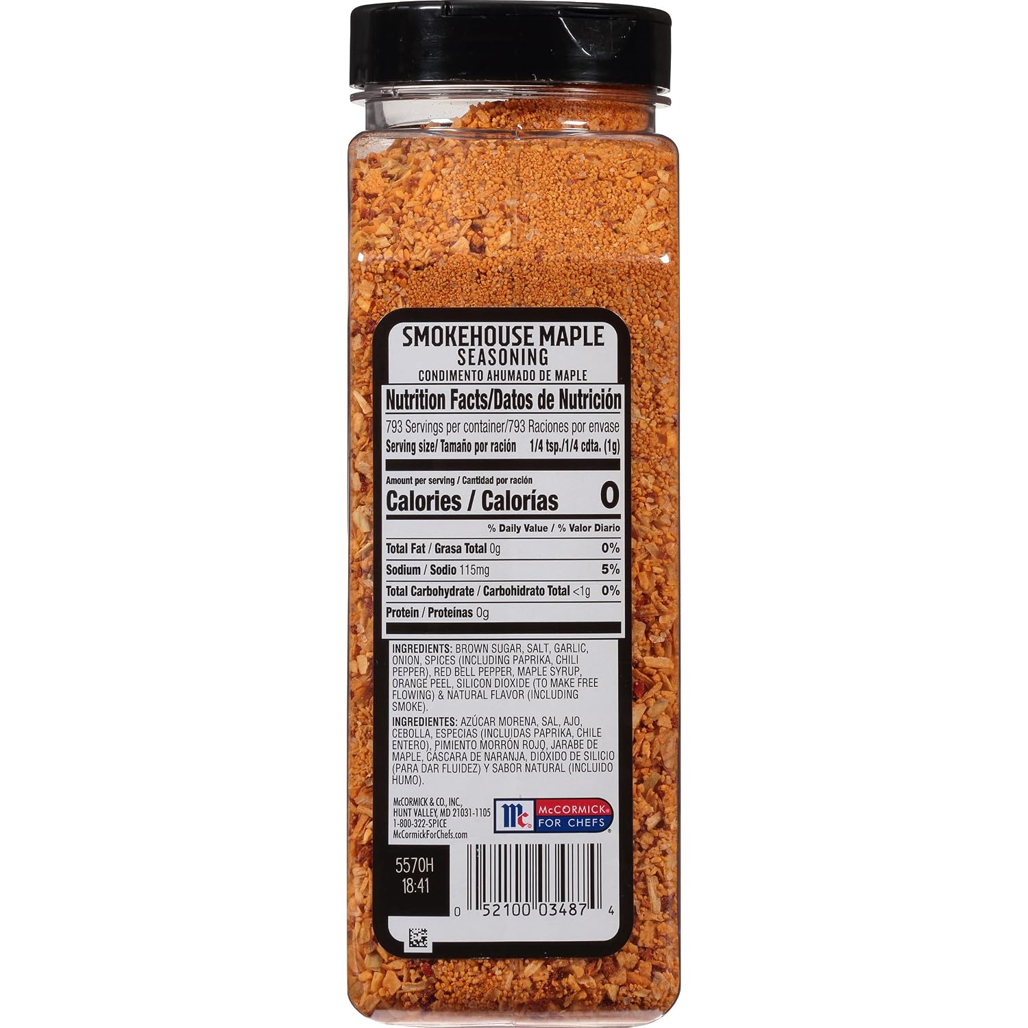 McCormick Grill Mates Smokehouse Maple Seasoning, 28 oz - One 28 Ounce Container of Smokehouse Maple Seasoning, Perfect on Pork Chops, Chicken, Burgers and More