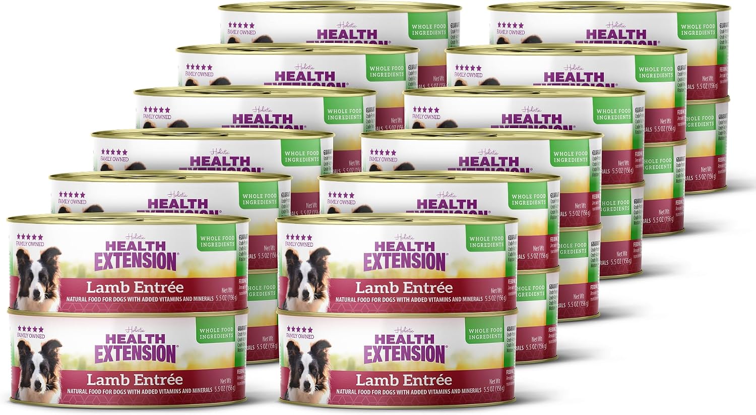 Health Extension Lamb Entrée Wet Dog Food, 12.5 oz – Protein-Rich Recipe, Hydration Support, Ideal for Sensitive Stomachs (Case of 12 Cans)
