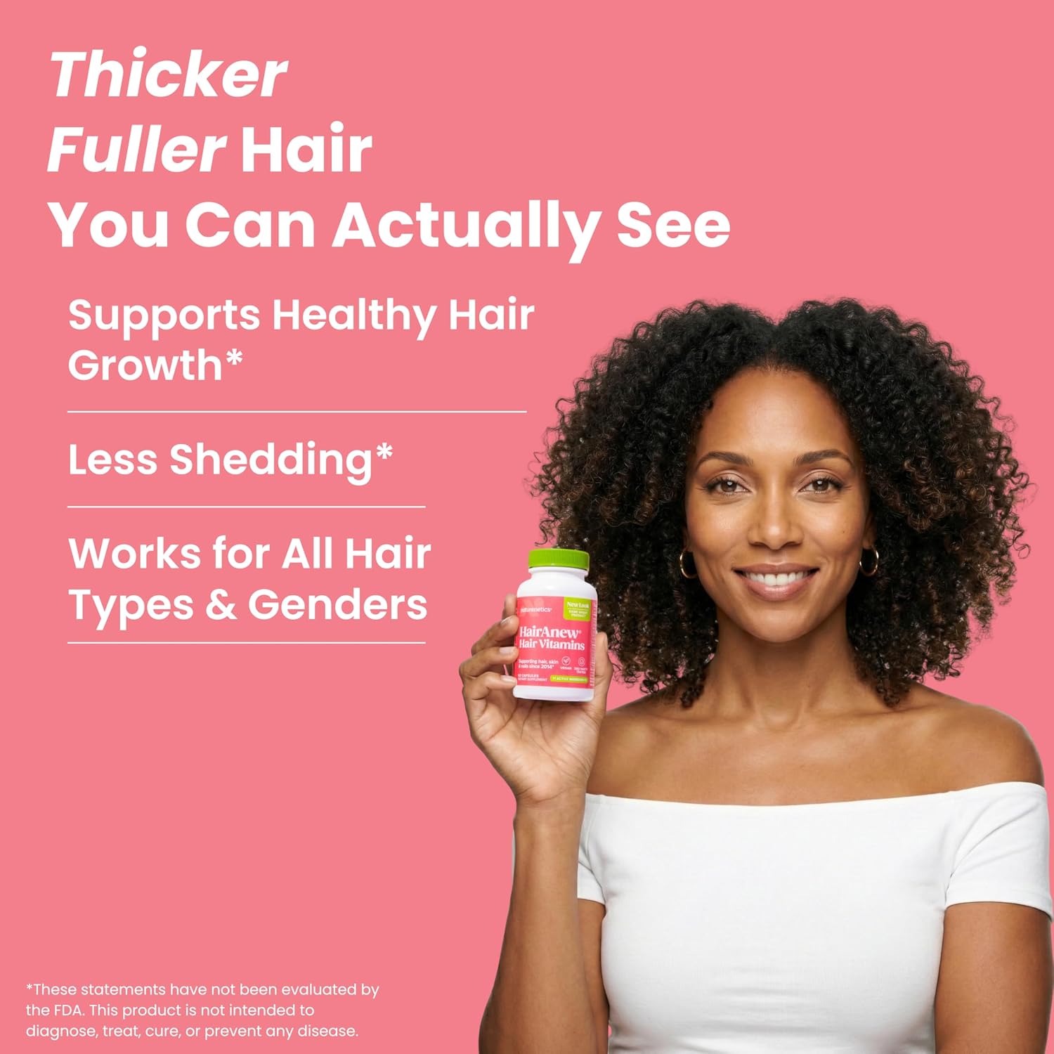 Hair Growth Vitamins for Women & Men - 5000mcg Biotin, 11 Ingredients | Vegan blend with keratin-building nutrients for thicker, fuller hair, plus skin and nail support, 60 capsules