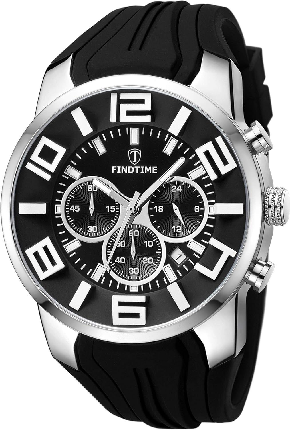 findtime Mens Sport Watches for Men Reloj para Hombre Colorful Cool Unique Analog Stylish Wrist Watch Chronograph for Running Training Stopwatch