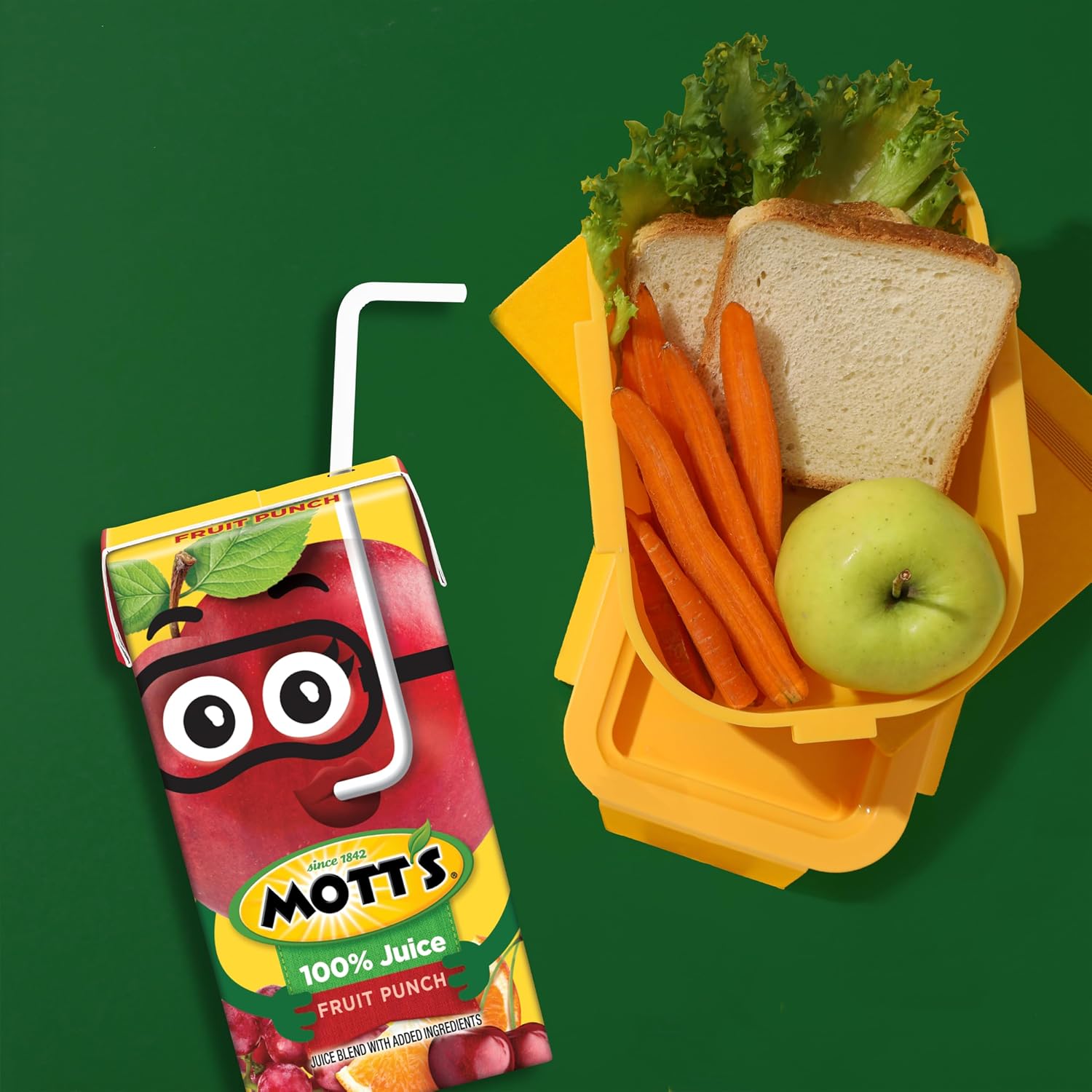 Mott's 100% Original Apple Juice, 6.75 Fl Oz Boxes, 32 Count (4 Packs Of 8), 2 Servings Of Fruit, 100% Fruit Juice, Gluten-free, Caffeine-free, Kosher, Contains No Artificial Colors Or Sweeteners
