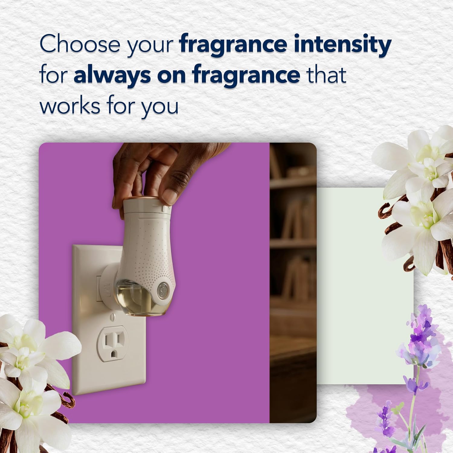 Glade PlugIns Refills Air Freshener, Scented and Essential Oils for Home and Bathroom, Tranquil Lavender & Aloe, 1.34 Fl Oz, 2 Count