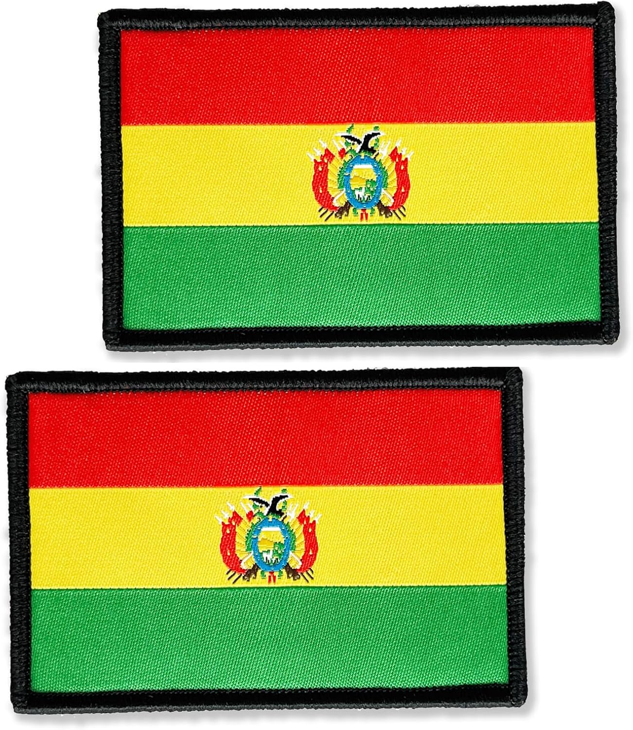 2 Pack Nicaragua Flags Patch Nicaraguans Flag Patches Patriotic Military Team Tactical Patch 3×2 Inch