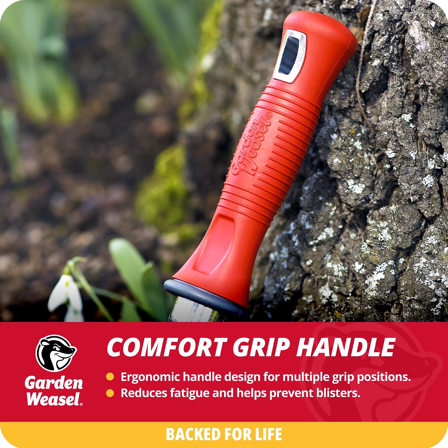 Garden Weasel 3Piece Hand Tool Set Trowel Transplanter Cultivator Gardening