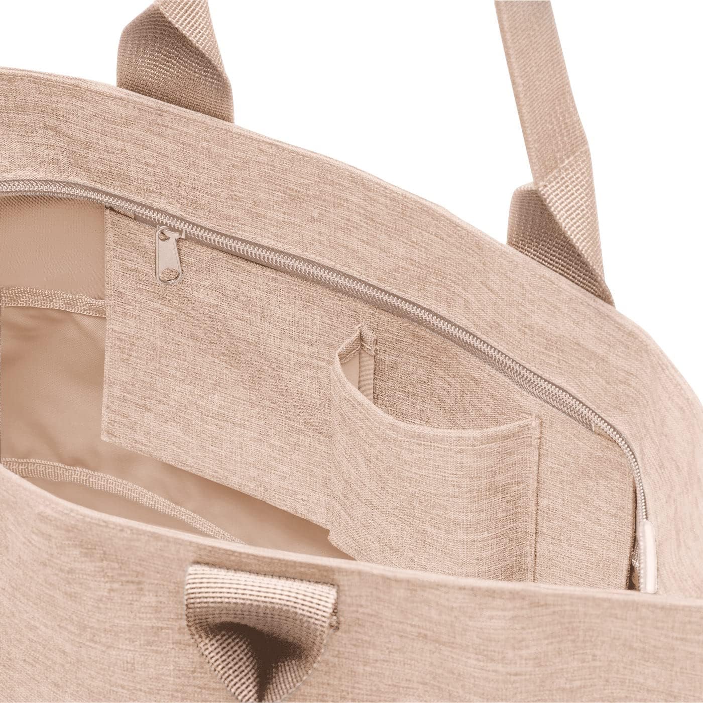 reisenthel shopper e1 - Large capacity and expandable bag made of water repellent and recycled polyester fabric