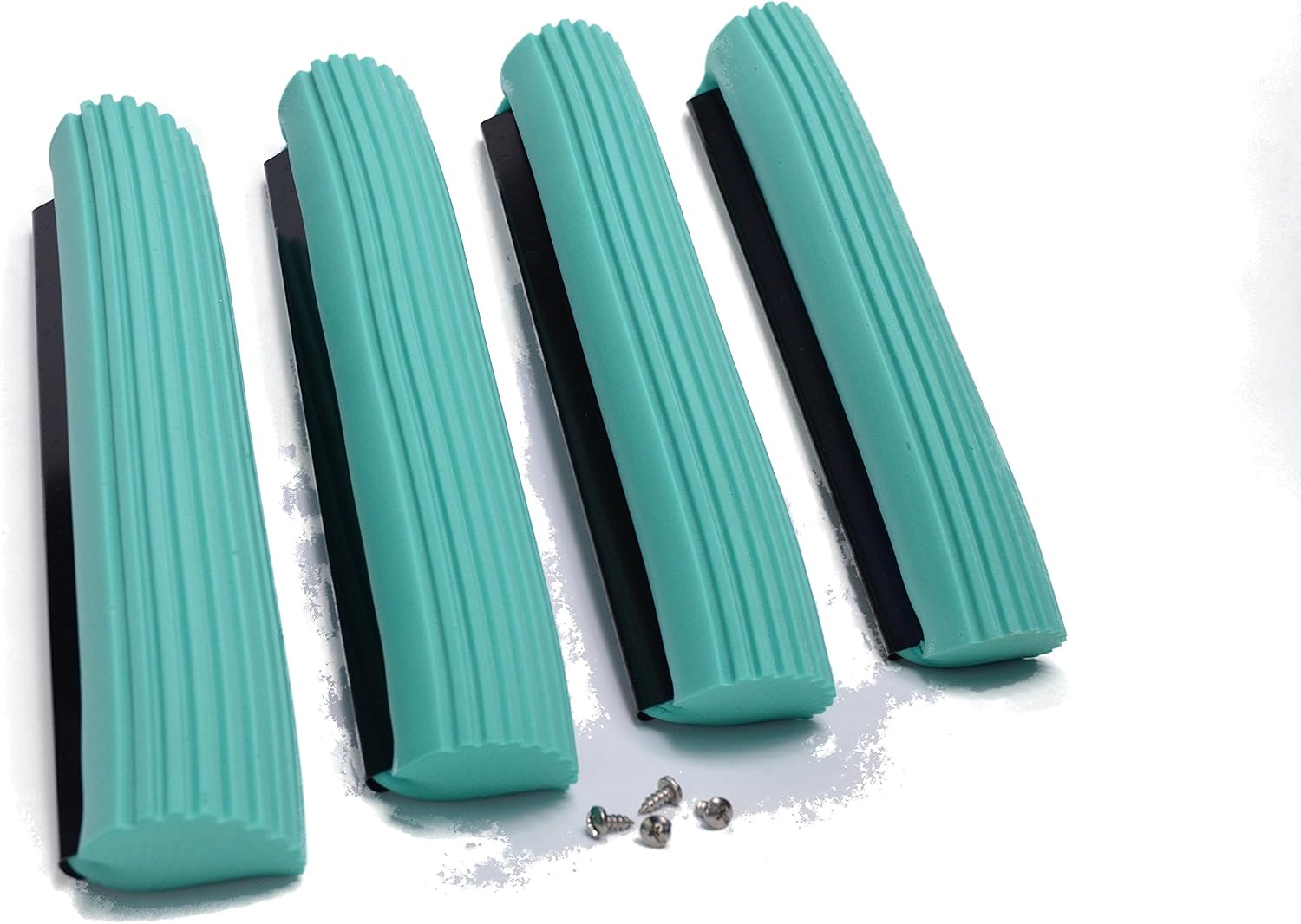 The Super® Standard 11" PVA Sponge Mop Refills - 4 Pack Plus Free Stainless Steel Screws