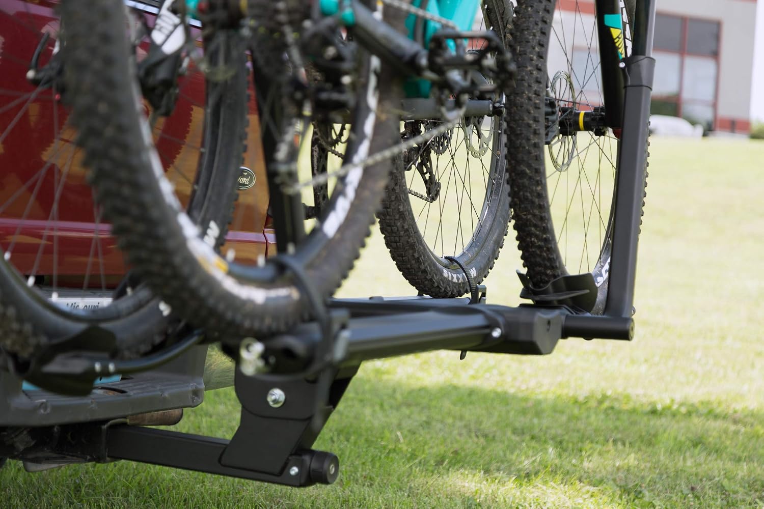 Kuat NV Base 2.0 Hitch-Mounted 2-Bike Rack | Mountain, Road, Gravel Bike, or E-Bike Compatible, No-Tool Install, Pivot System, All-Metal Robust Construction