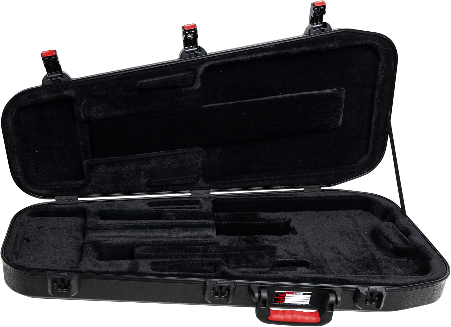 Gator Cases Molded Flight Case For SG Style Double Cut Away Guitars With TSA Approved Locking Latch, (GTSA-GTRSG)