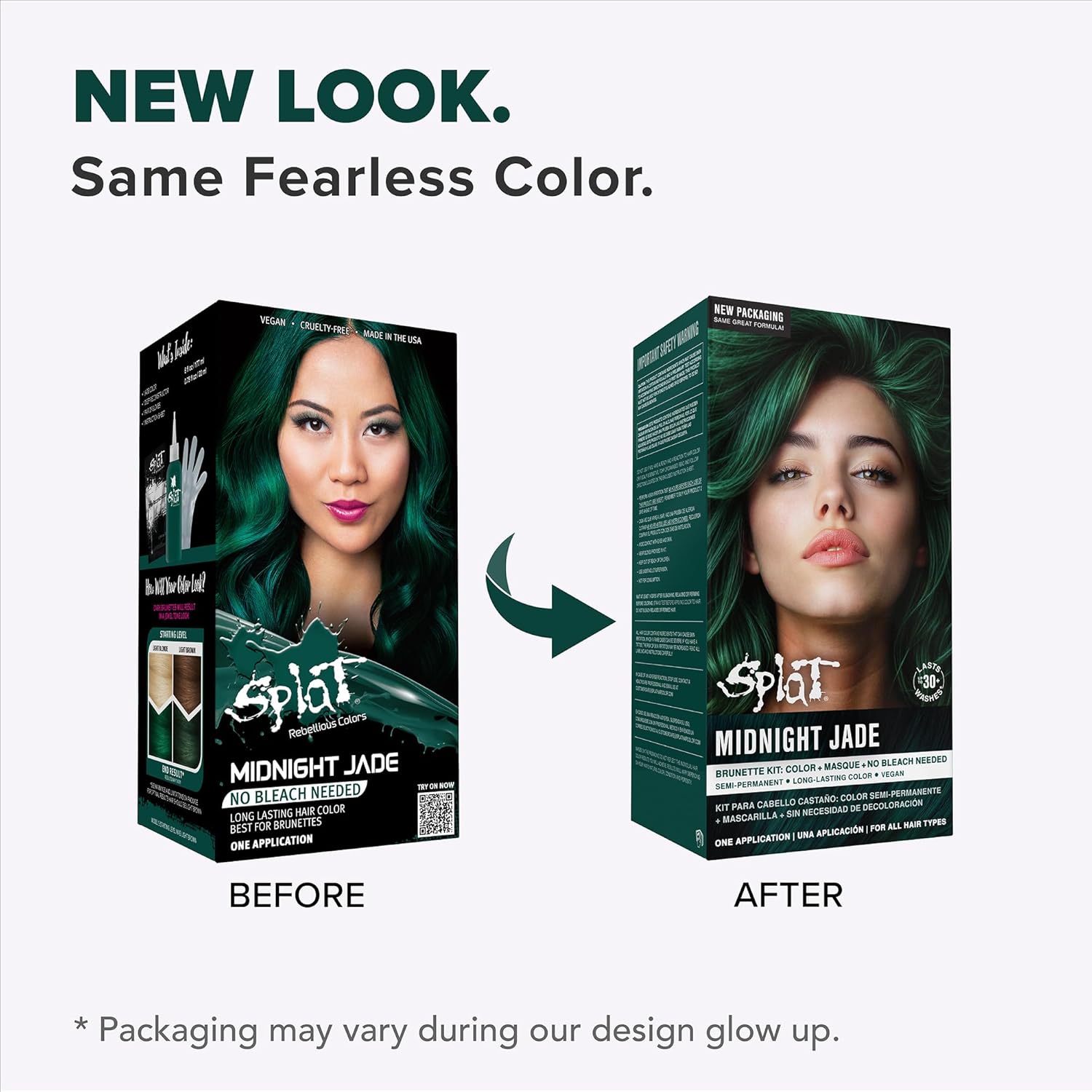 Splat Midnight Magenta Semi Permanent Hair Dye Kit, 1 Application