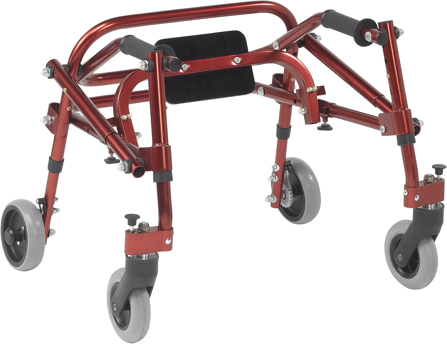 Inspired by Drive Nimbo 2G Posterior Walker with Seat, Wizard Purple, Small | Lightweight Posterior Walker with Padded Seat Lets Users Rest and Move Safely with Adjustable, Sturdy Support