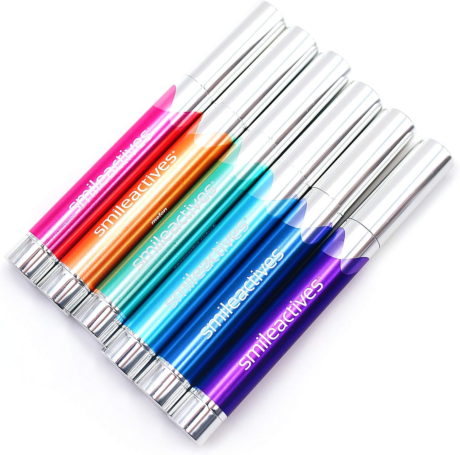 Smileactives Teeth Whitening Pen, Stain Remover Gel, Vanilla Mint, 2-Pack | Precision Brush-Tip Applicator, Dental-Grade Formula, Travel-Ready Design