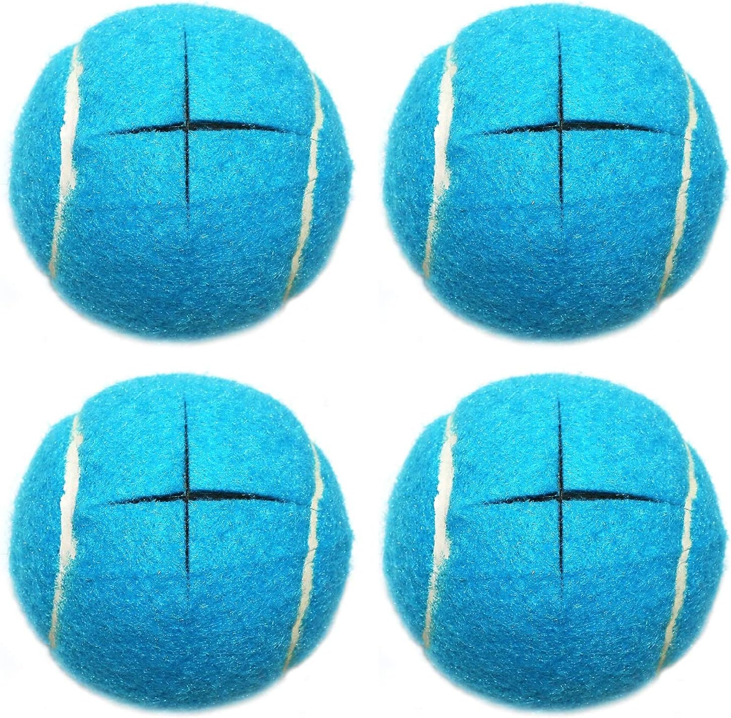 URBEST Walker Tennis Balls 4pcs Precut Heavy Duty Tennis Balls for Walkers