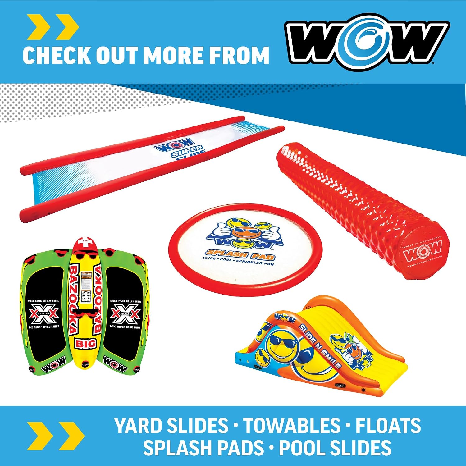 World of Watersports First Class Foam Pool Noodles for Swimming and Floating, Pool Floats, Lake Floats