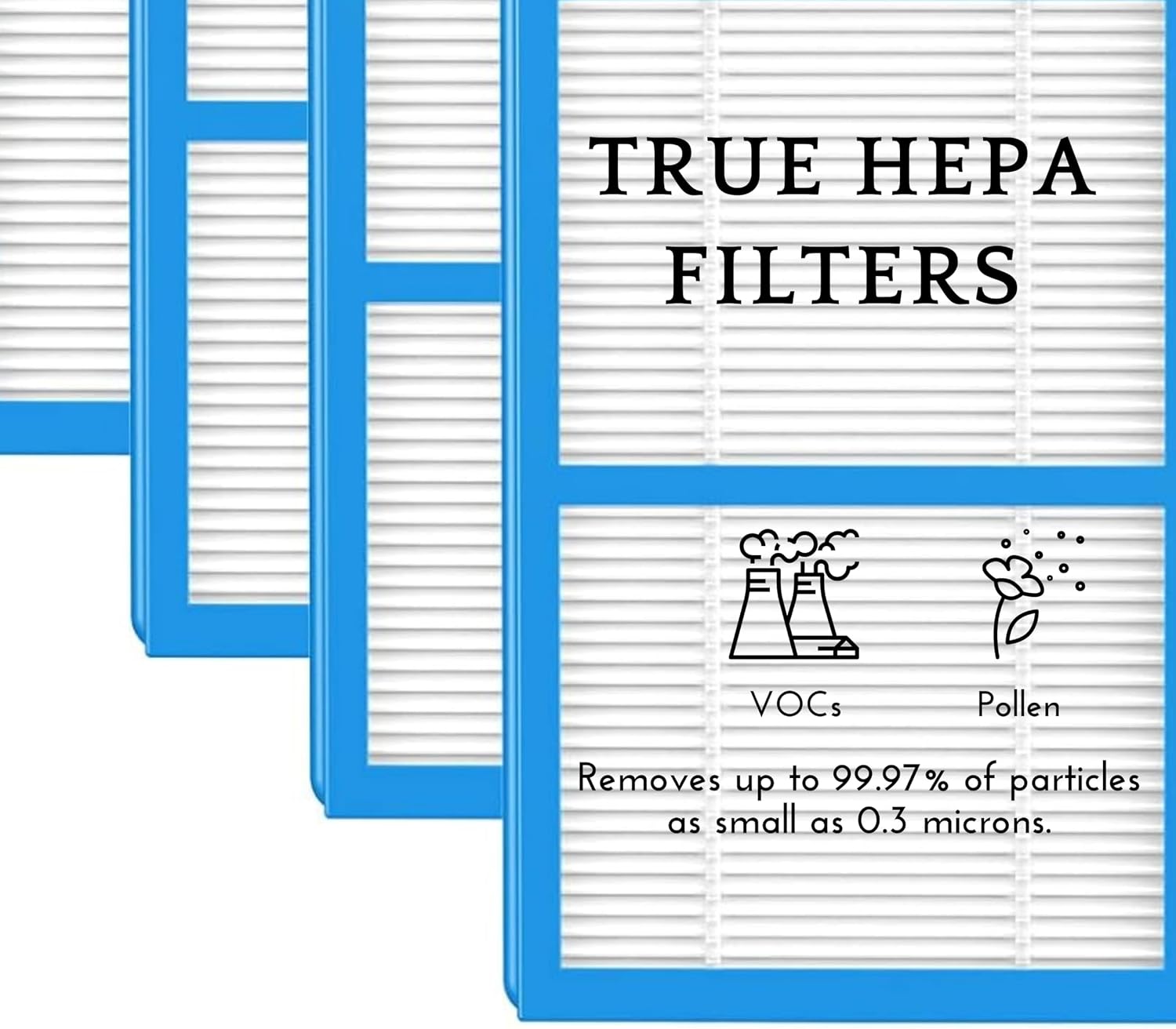 Nispira AER1 Filter Replacement for Holmes Air Purifier HAPF30AT HAP242-NUC Total Air True HEPA 1 Pack, 1.2 x 10 x 4.6 Inches