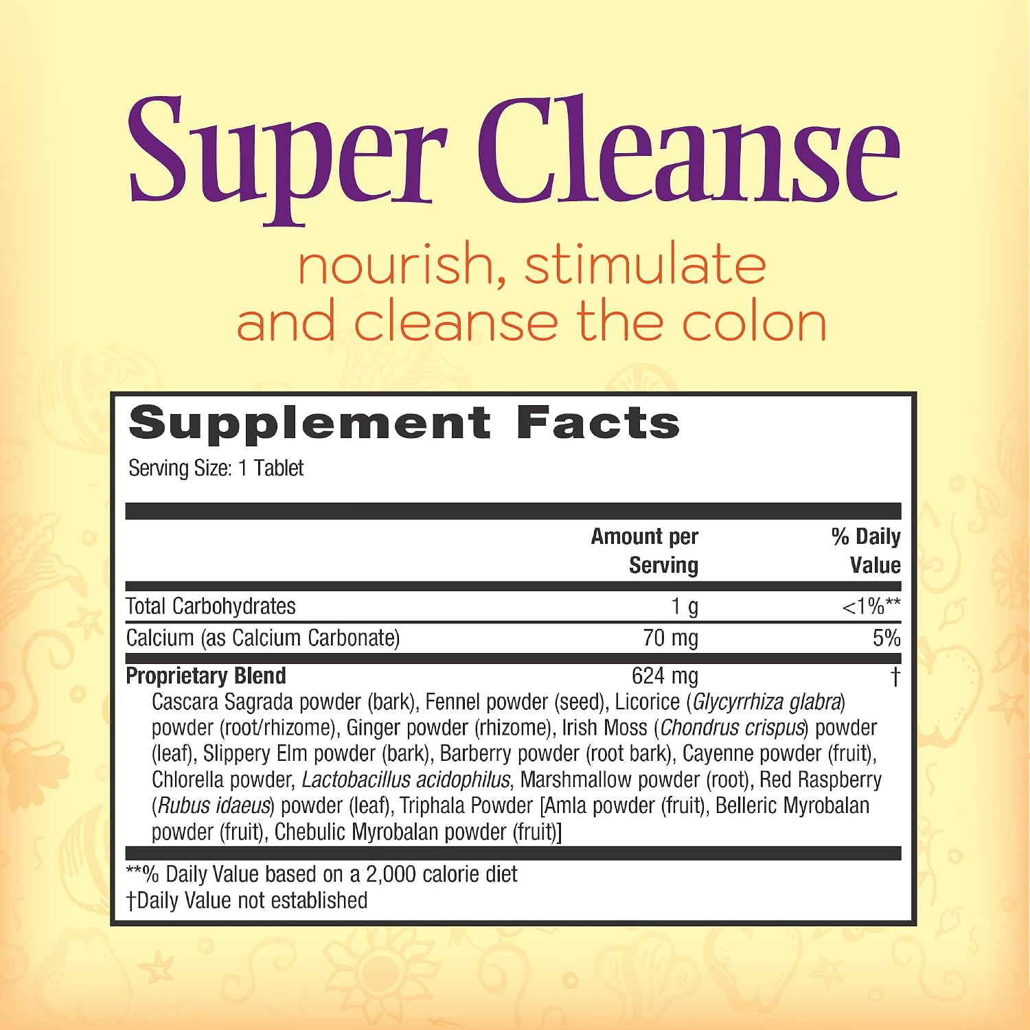 Nature's Secret Super Cleanse Extra Strength Toxin Detox & Gentle Elimination Body Cleanse, Digestive & Colon Health Support - Stimulating Blend of 14 Herbs with Probiotics - 200 Tablets (Pack of 2) | Extra Strength Colon Cleanse with 14 Herbs & Probioti…