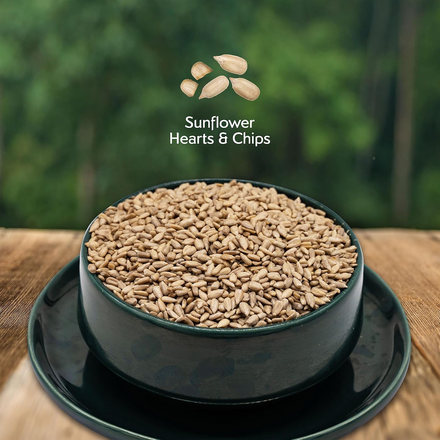 Morning Song Sunflower Hearts & Chips Wild Bird Food, No Mess Sunflower Seeds for Birds, 5.5-Pound Bag | No Mess Sunflower Seeds for Birds