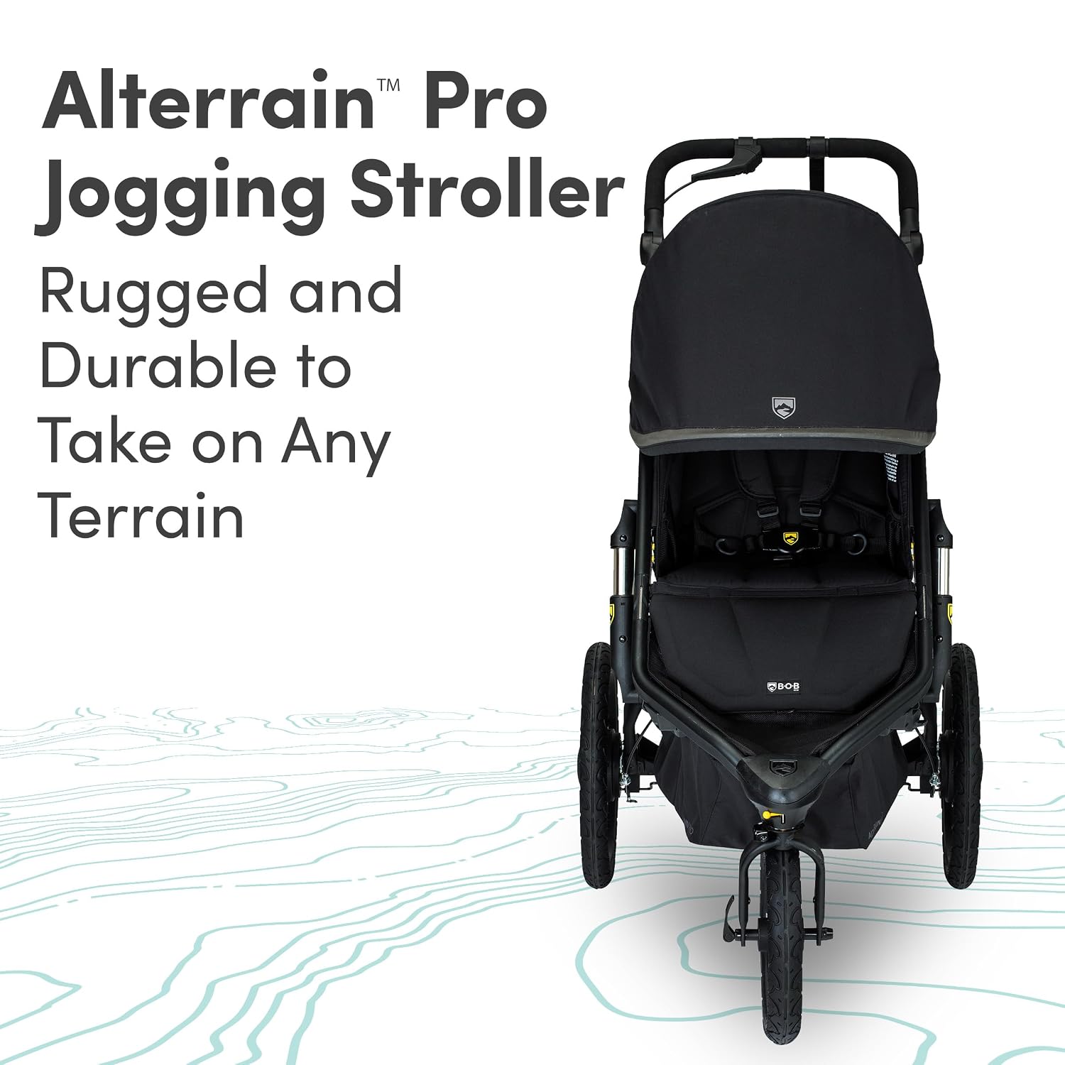 BOB Gear Alterrain Pro Jogging Stroller — Black