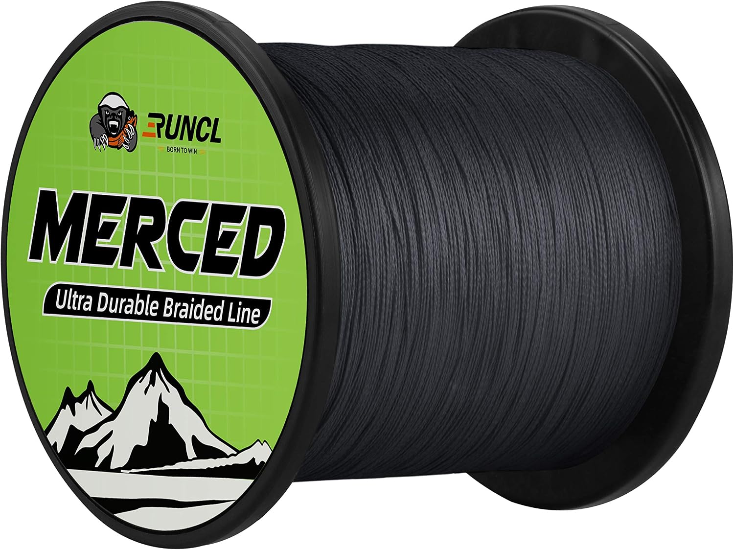RUNCL Braided Fishing Line Merced, 1000 500 300 Yards Braided Line 4 8 Strands, 6-200LB - Proprietary Weaving Tech, Thin-Coating Tech