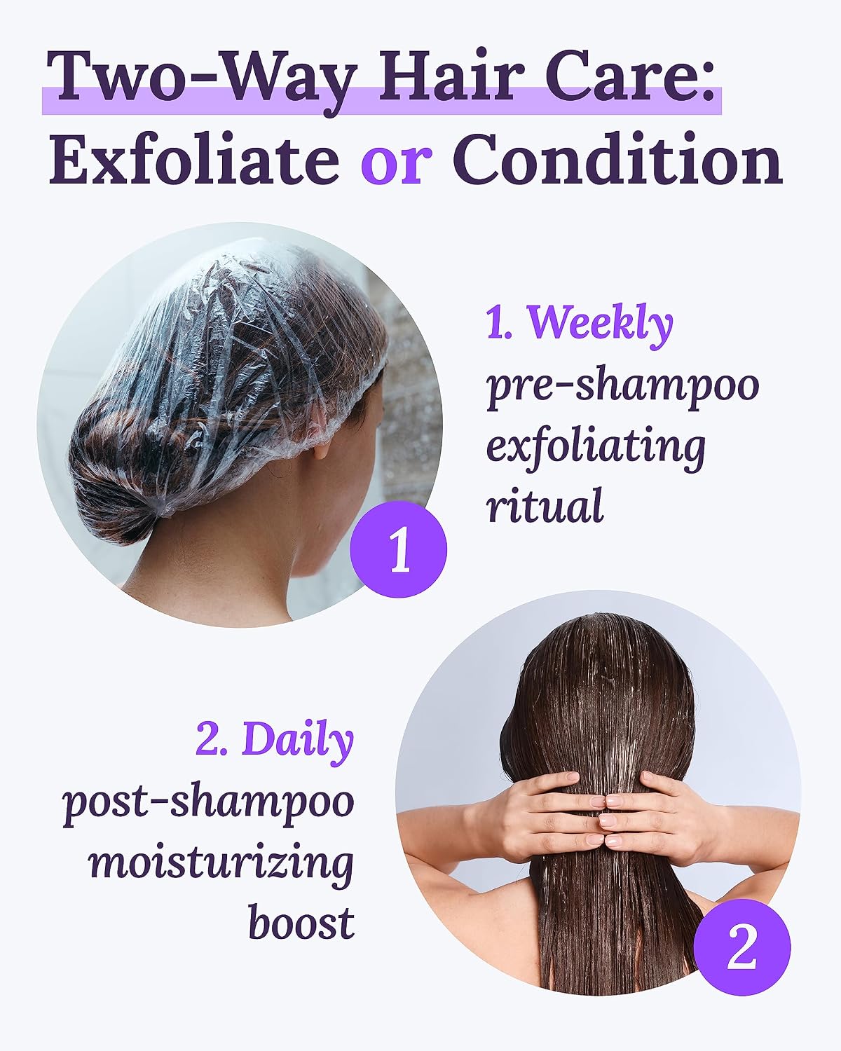 Micro Exfoliating Mask for Scalp & Hair - Keranique Clarifying Scalp Scrub for Women - Cleansing & Moisturizing Scalp Detox Conditioner - Creates