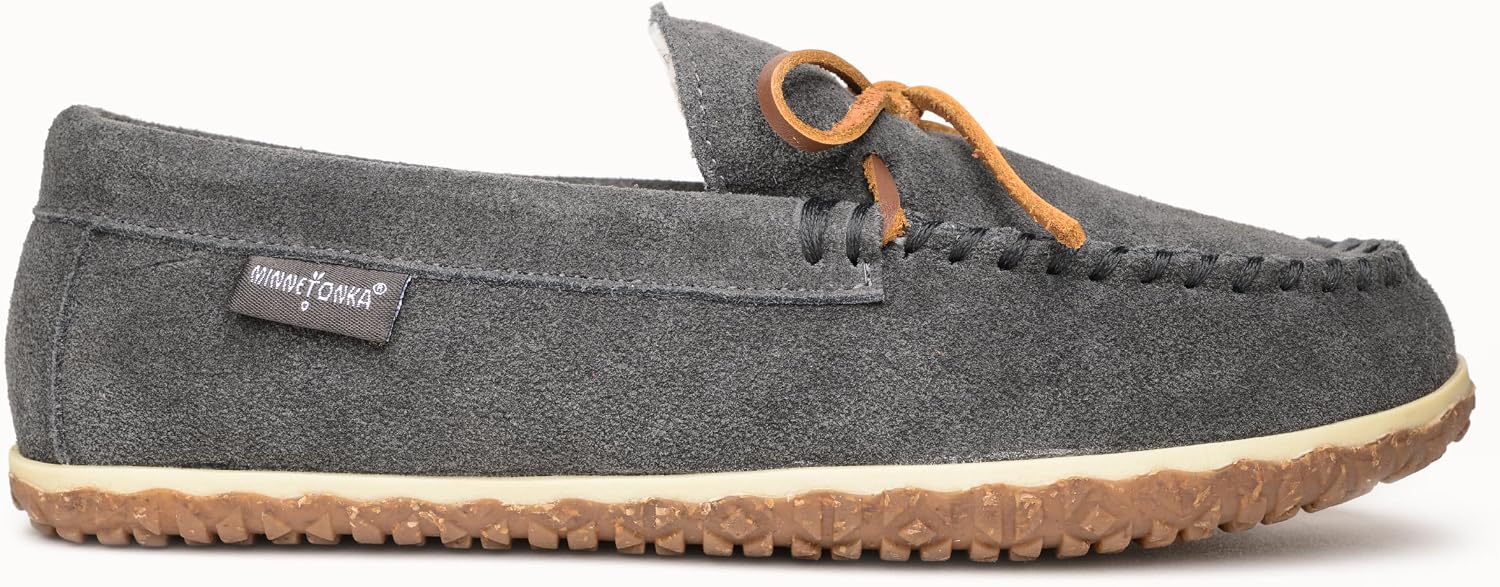 Minnetonka Men's Tomm Suede Leather Moccasins