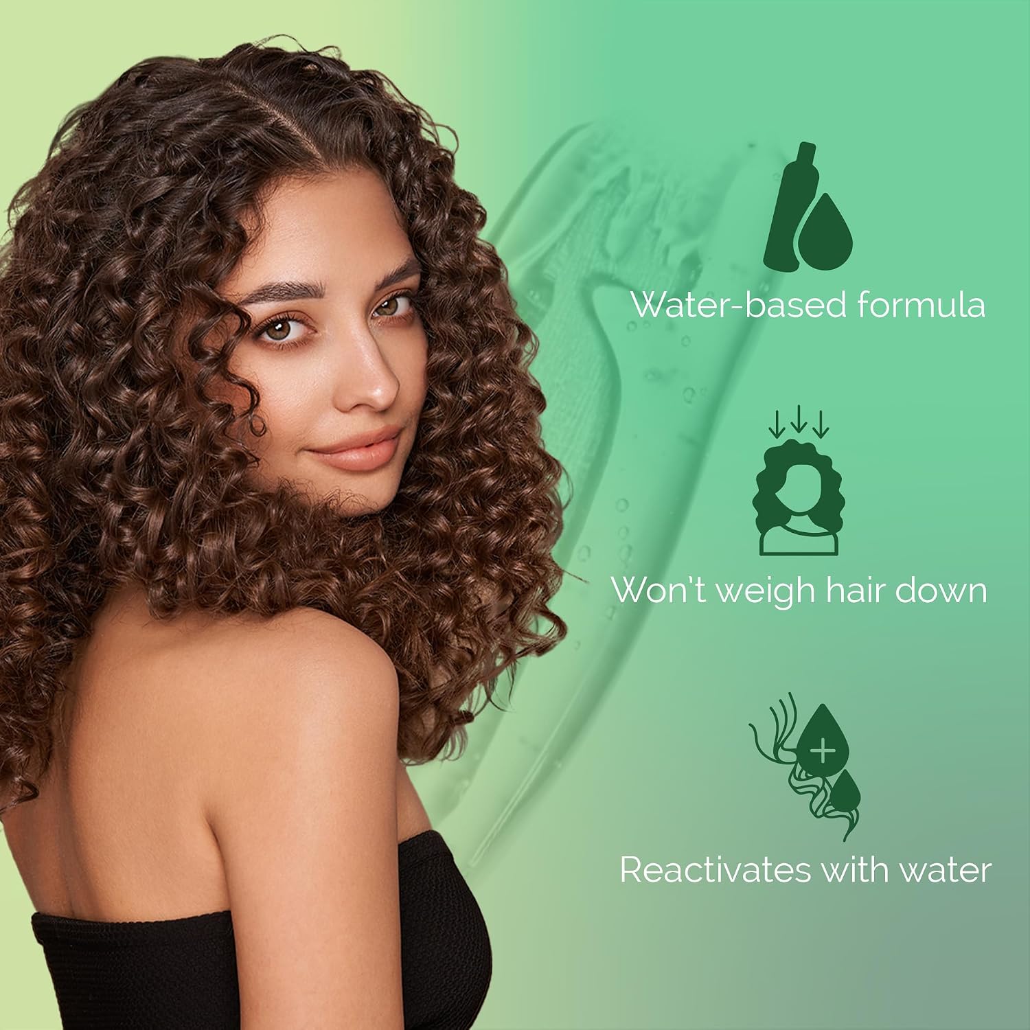 Curl Keeper Ultimate Hold Hair Gel for Curly Hair, 8 Fl Oz - Frizz-Free Hair Styling Gel for Men & Women - Light-Weight Formula Holds Curls with No Product Build Up - Wavy & Curly Hair Products