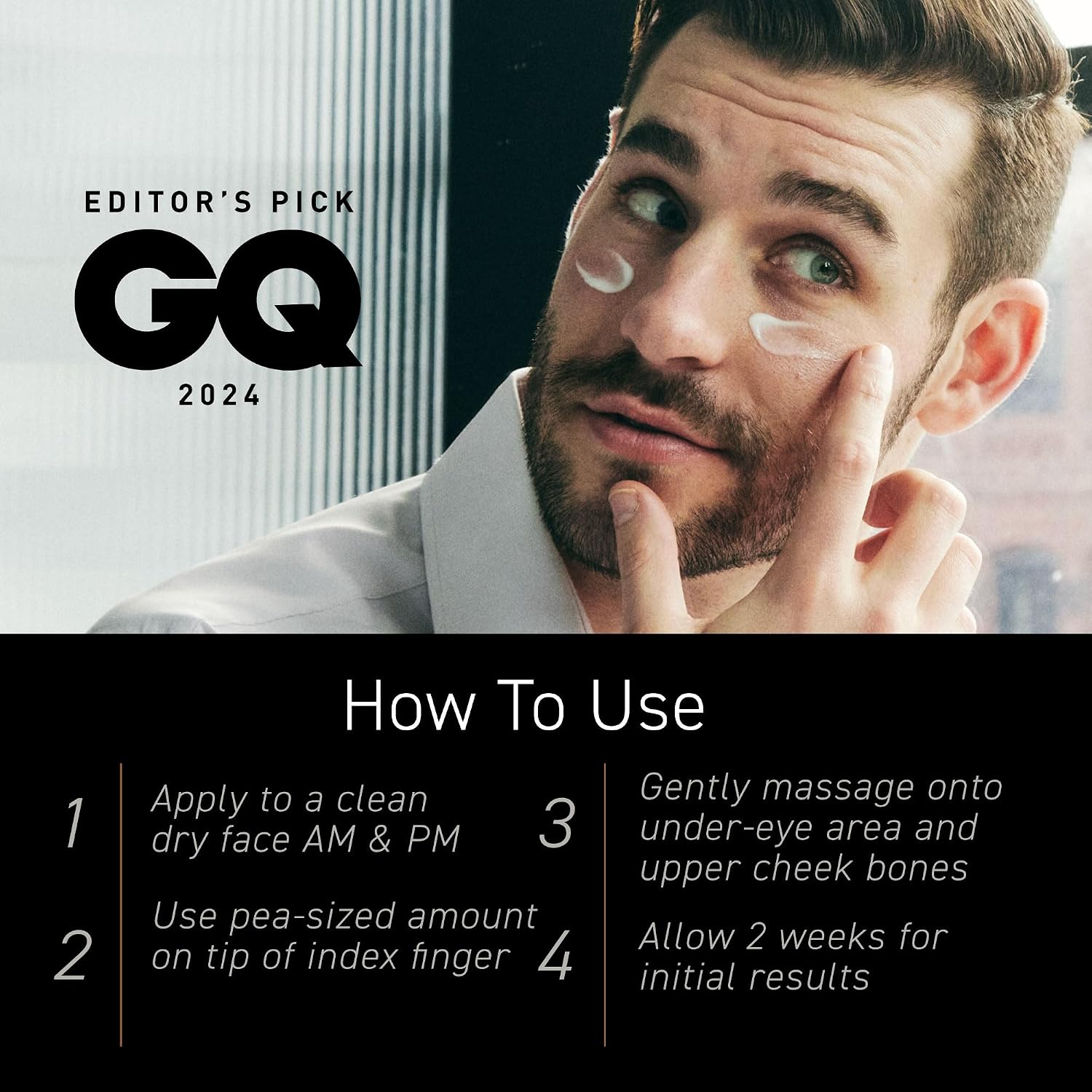 Brickell Men's Restoring Under Eye Cream for Men, Anti Aging Eye Balm To Reduce Puffiness, Wrinkles, Dark Circles, Crows Feet & Eye Bags, Caffeine