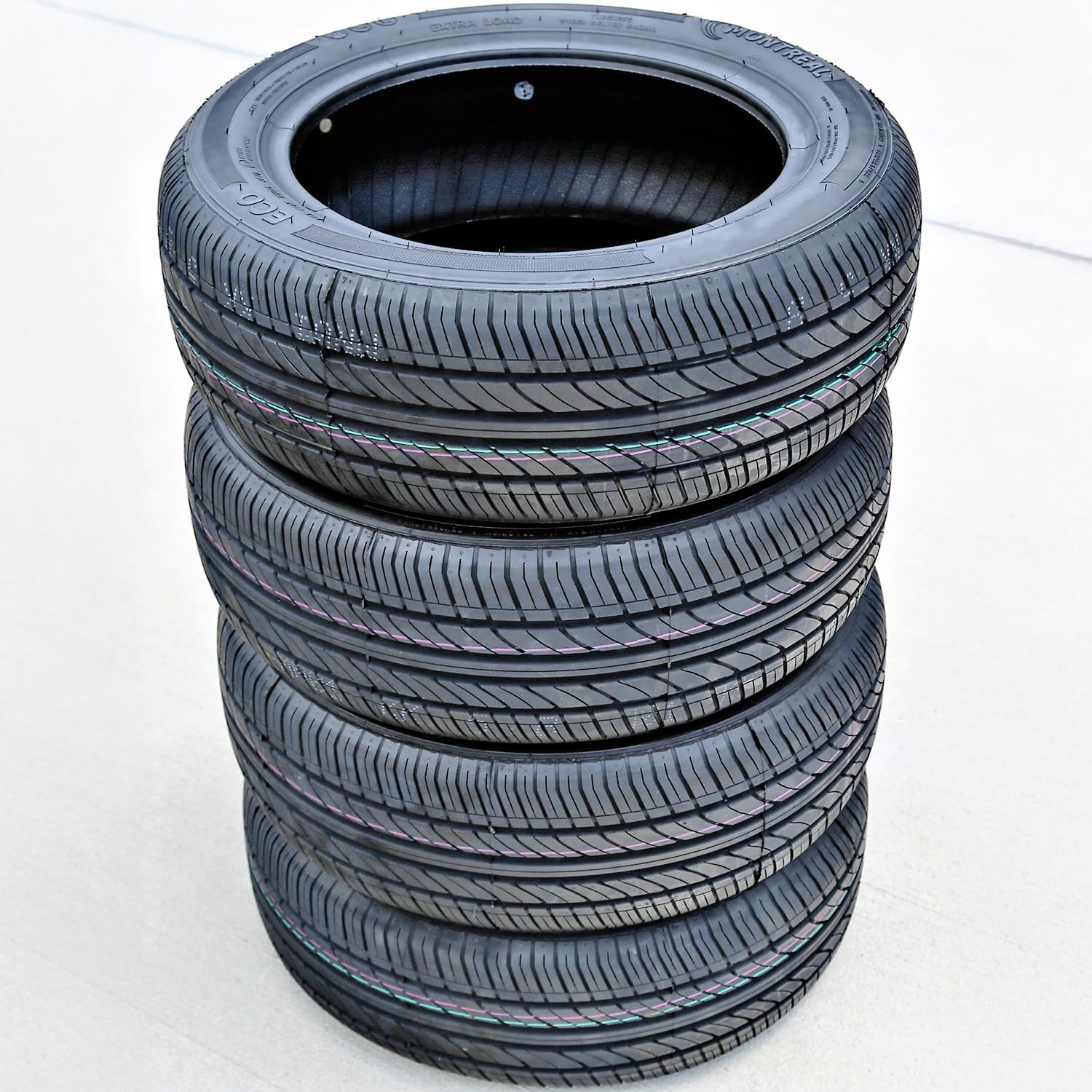 Montreal Eco All-Season Touring Radial Tire-205/55R16 205/55/16 205/55-16 94V Load Range XL 4-Ply BSW Black Side Wall