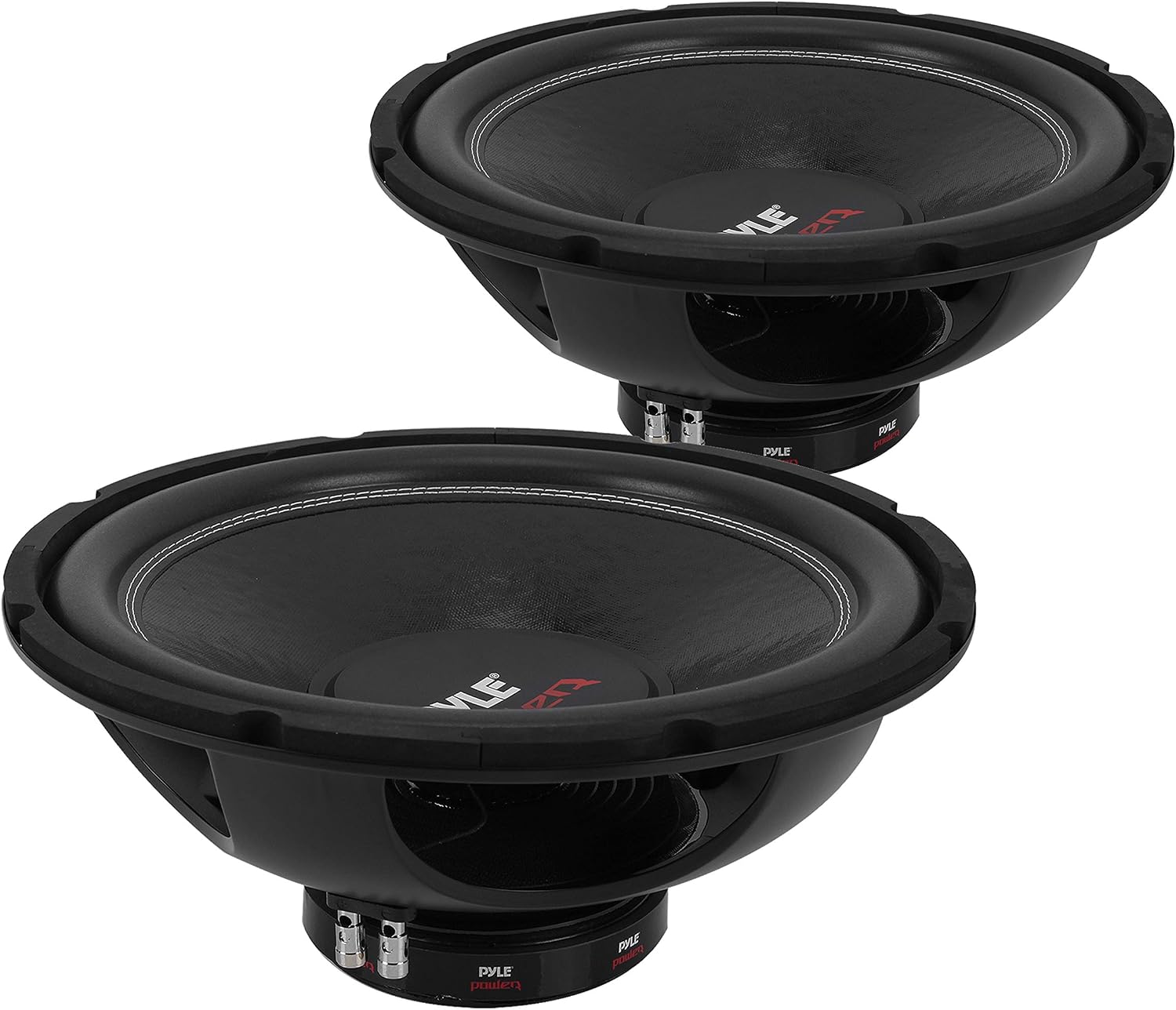 Pyle 8" Car Subwoofer Speaker - 800 Watt Dual 4 Ohm Voice Coil, Treated Foam Surround, Non-Pressed Paper Cone, 60oz Magnet - Powerful Vehicle Audio Bass Woofer for Car Stereo Systems - PLPW8D (Black)