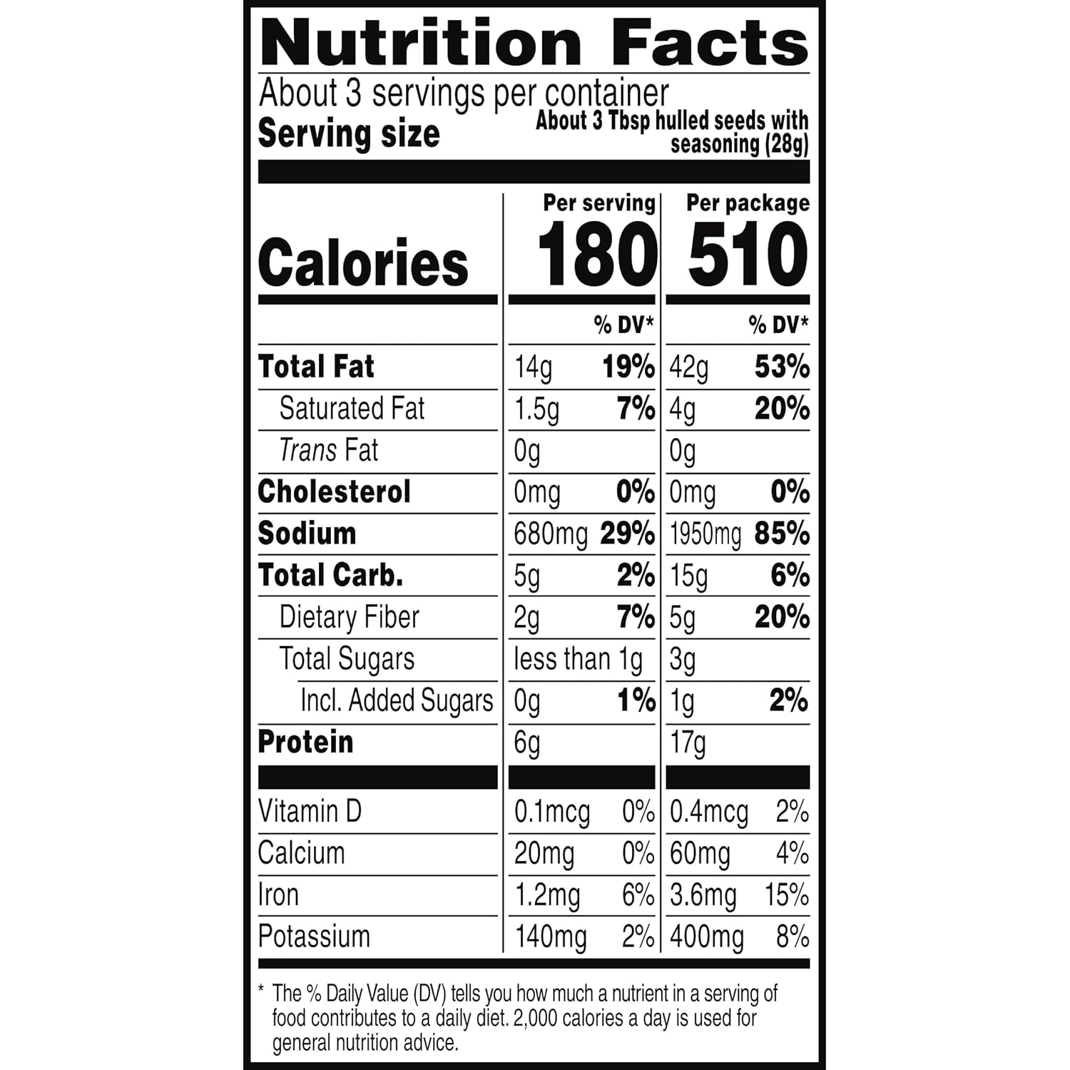 Spitz Sunflower Seeds, Salted, 6 Ounce (Pack of 9)
