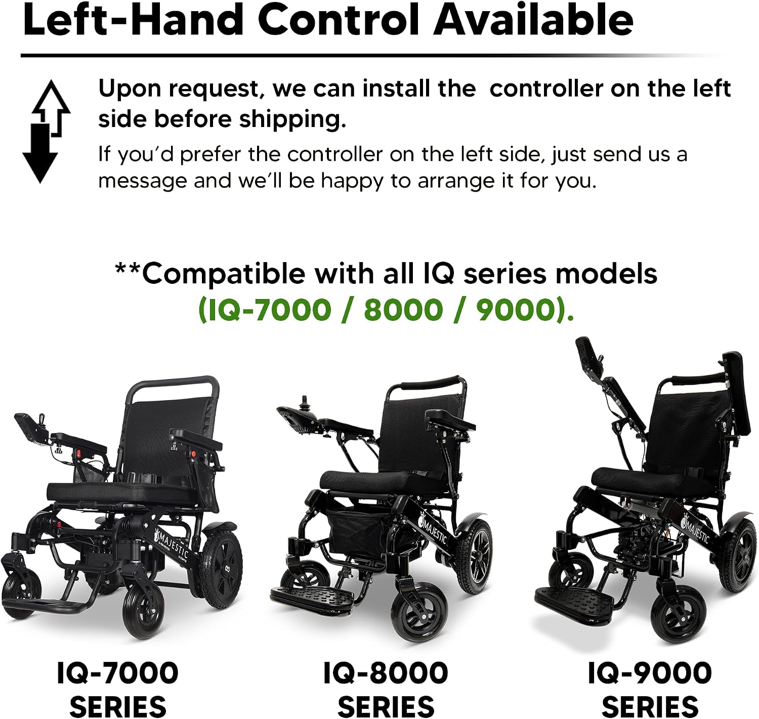 Electric Wheelchairs for Adults, 350 lbs Capacity, Up to 13 Miles Range, Lightweight Wheelchair for Seniors, Remote Controlled Wheel Chair