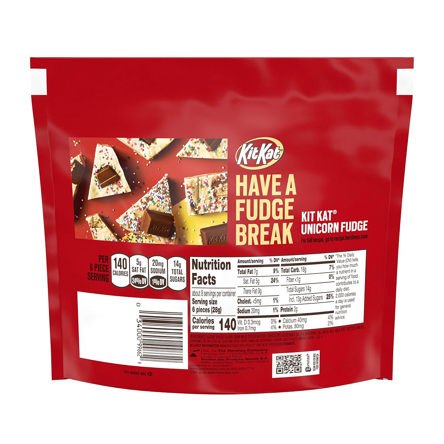 KIT KAT Milk Chocolate Wafer Candy Bars, 1.5 oz, 36 ct | Crisp Wafers Covered in Milk Chocolate, Kosher, Individually Wrapped Chocolate Candy for Lunch Boxes and Sharing, 36 ct