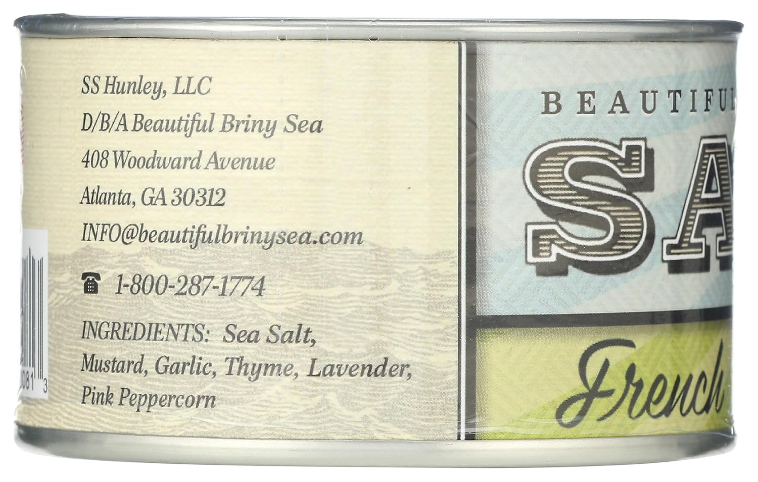 Beautiful Briny Sea, Sea Salt French Picnic, 6 Ounce