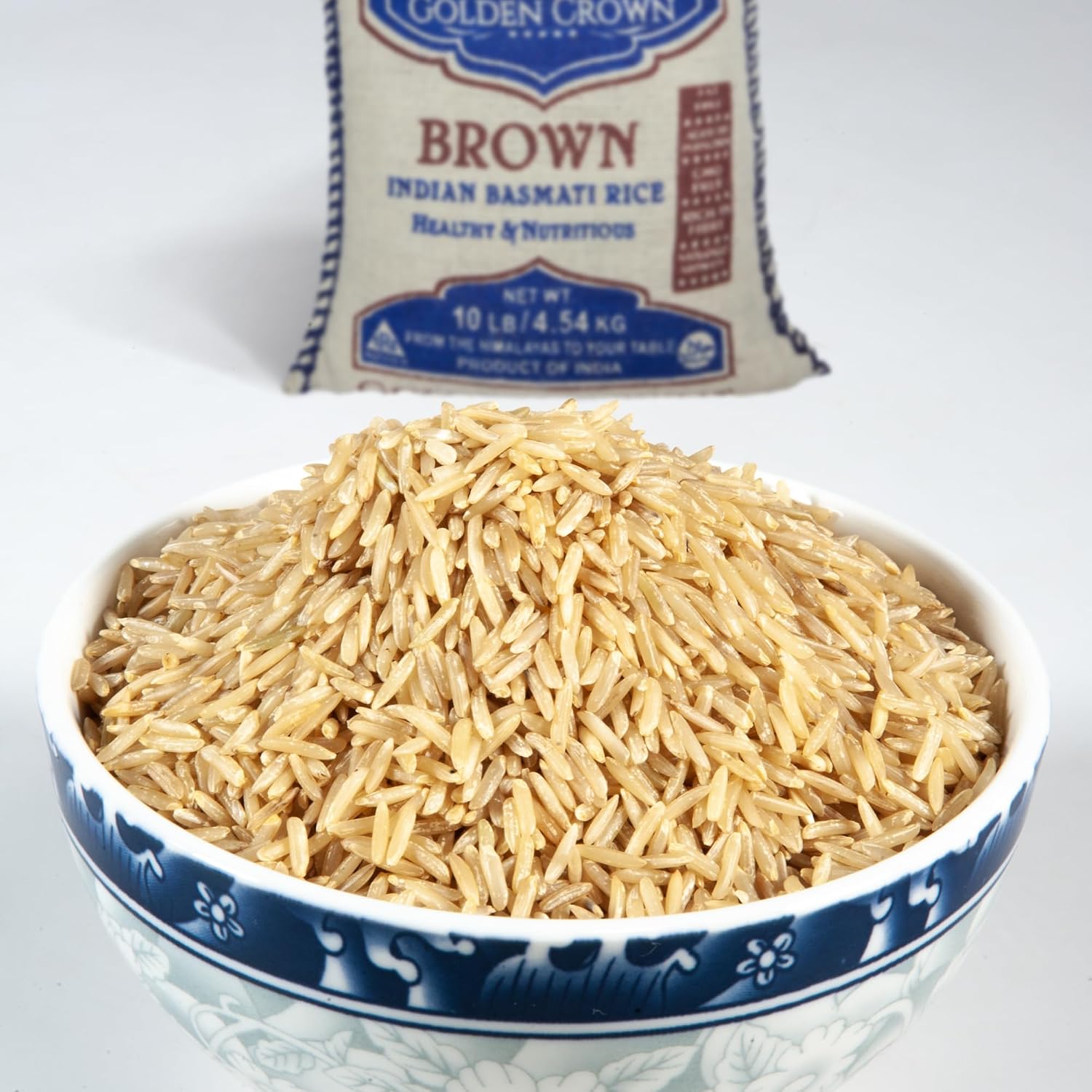 Golden Basmati Rice, 10LB, Gluten Free, Non GMO, Extra Long Grain Rice