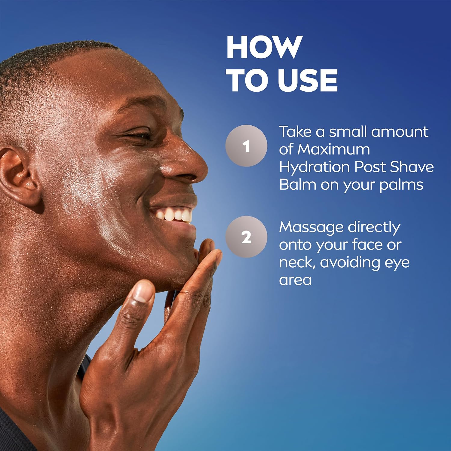 NIVEA MEN Maximum Hydration Post Shave Balm, Multipack, 3 x 3.3 FL OZ | Aftershave Balm for Men with Provitamin B5 and Aloe Vera, 3X Hydration Effect