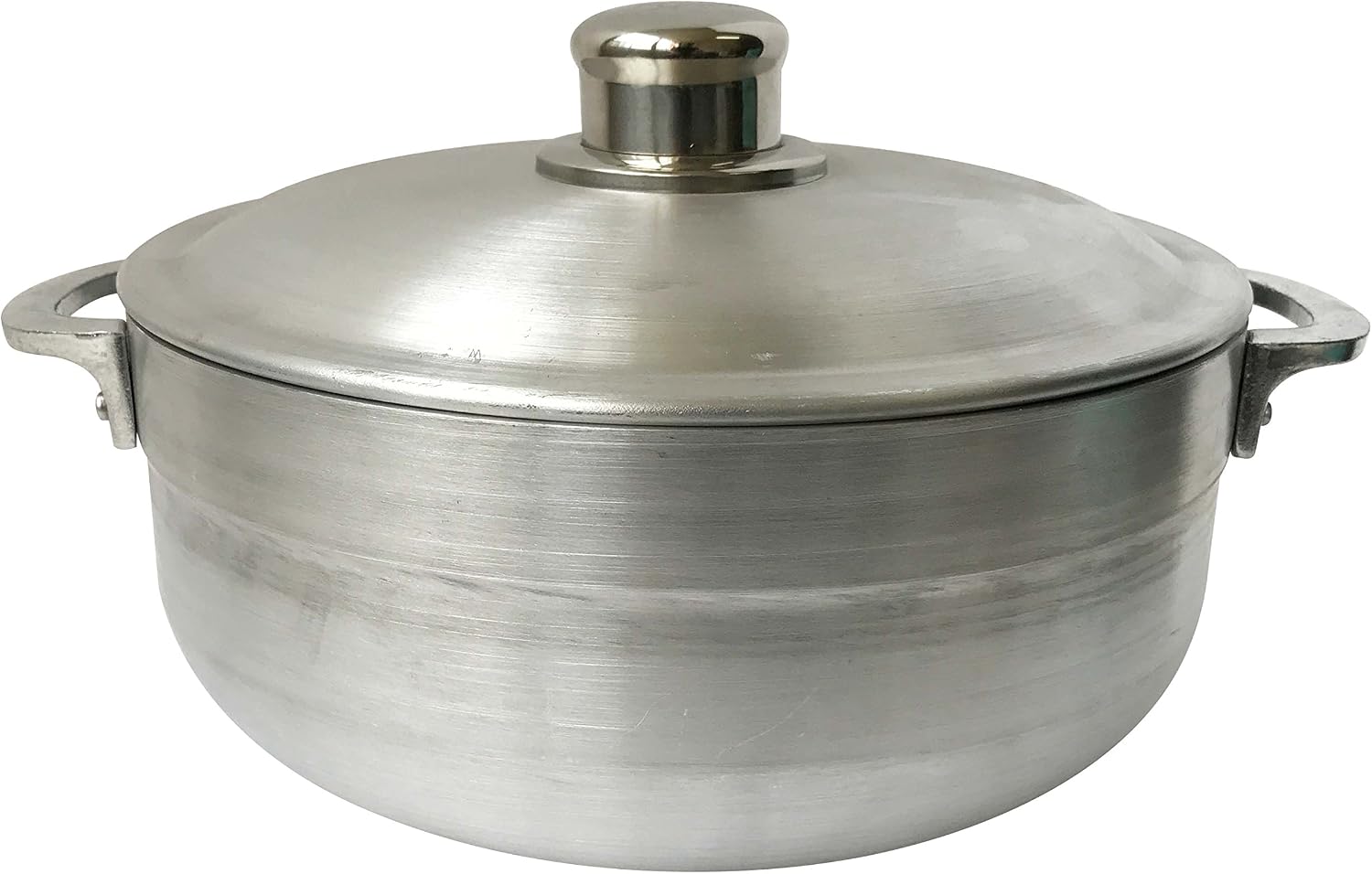 Wee's Beyond Heavy Gauge Caldero Dutch Oven with Aluminum Lid, 3.7 quart, Silver