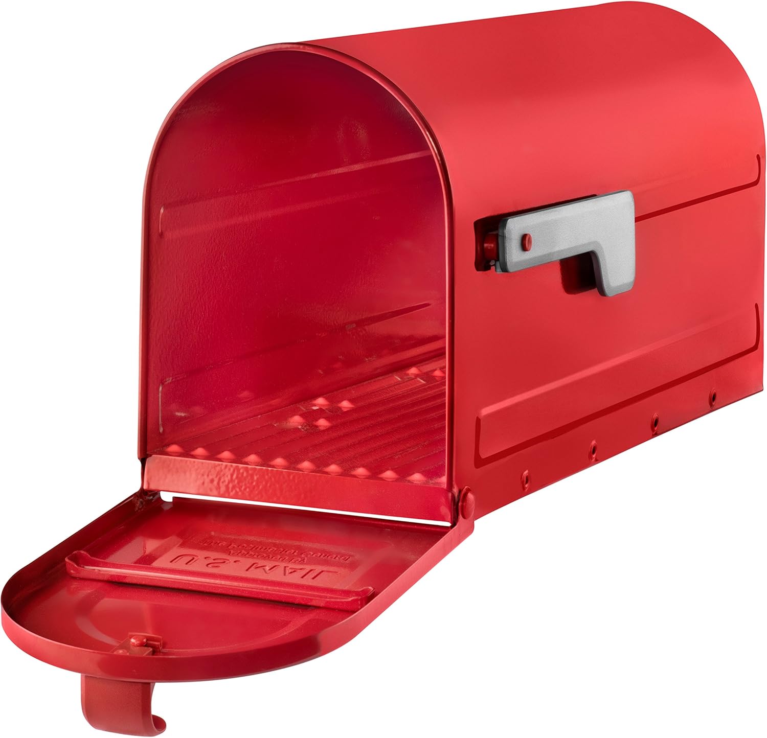 ARCHITECTURAL MAILBOXES 7600P-10 MB1 Mailbox, Medium, Pewter | Galvanized steel build for outside with rust-resistant powder-coat finish and a magnetic door closure. USPS approved.