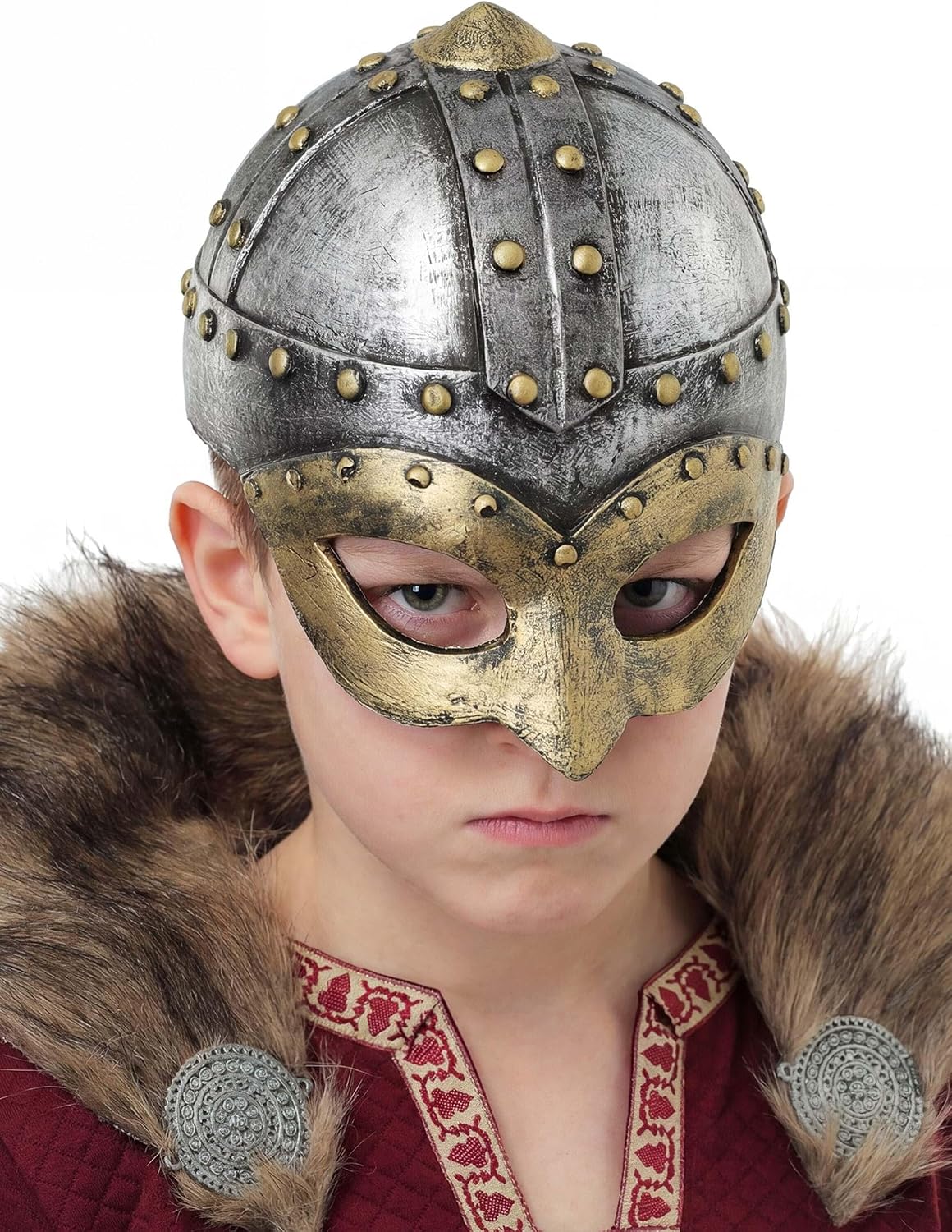 Fun Costumes Child Battle Viking Helmet Child Standard