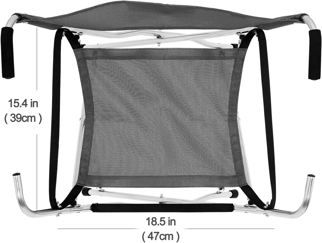 Freshore® Walking Stick Folding Cane Seat for Women/Men with Heavy Duty - Walker Chair Bench Camping Travel Stool 2 Handle with 4 Legs (for Standard Figure)