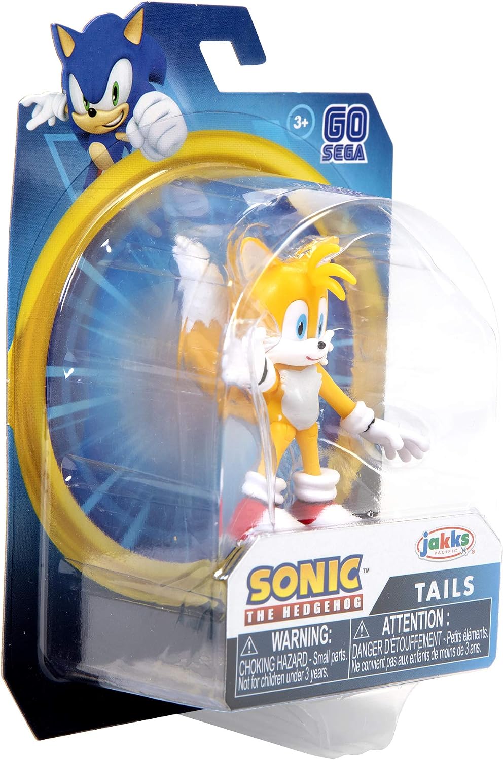 Sonic The Hedgehog 2.5-Inch Action Figure Modern Tails Collectible Toy for age 3 and up