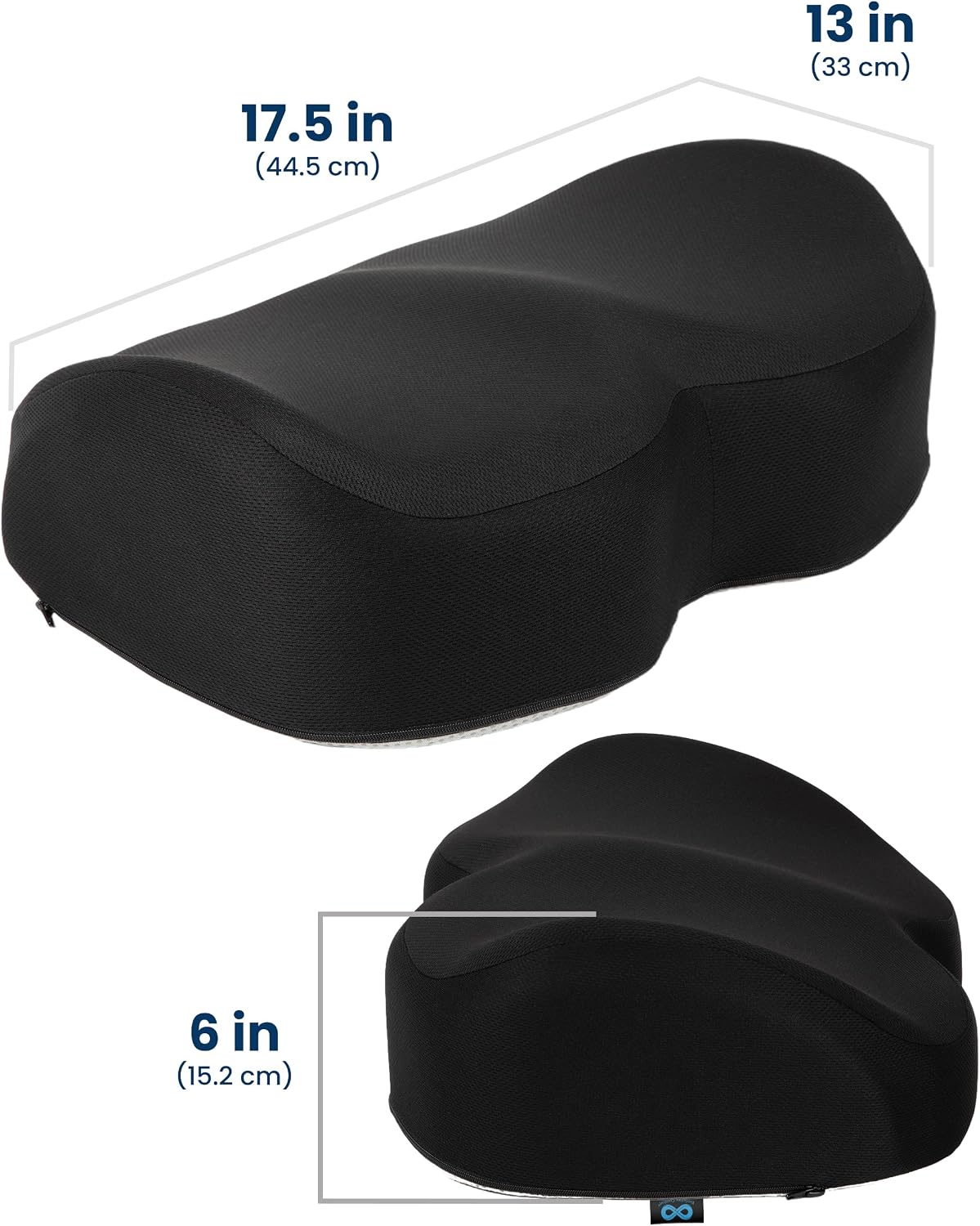 Everlasting Comfort Foot Rest for Under Desk at Work - Memory Foam Office Foot Stool & Under Desk Footrest Leg Elevation Pillow for Gaming & Home